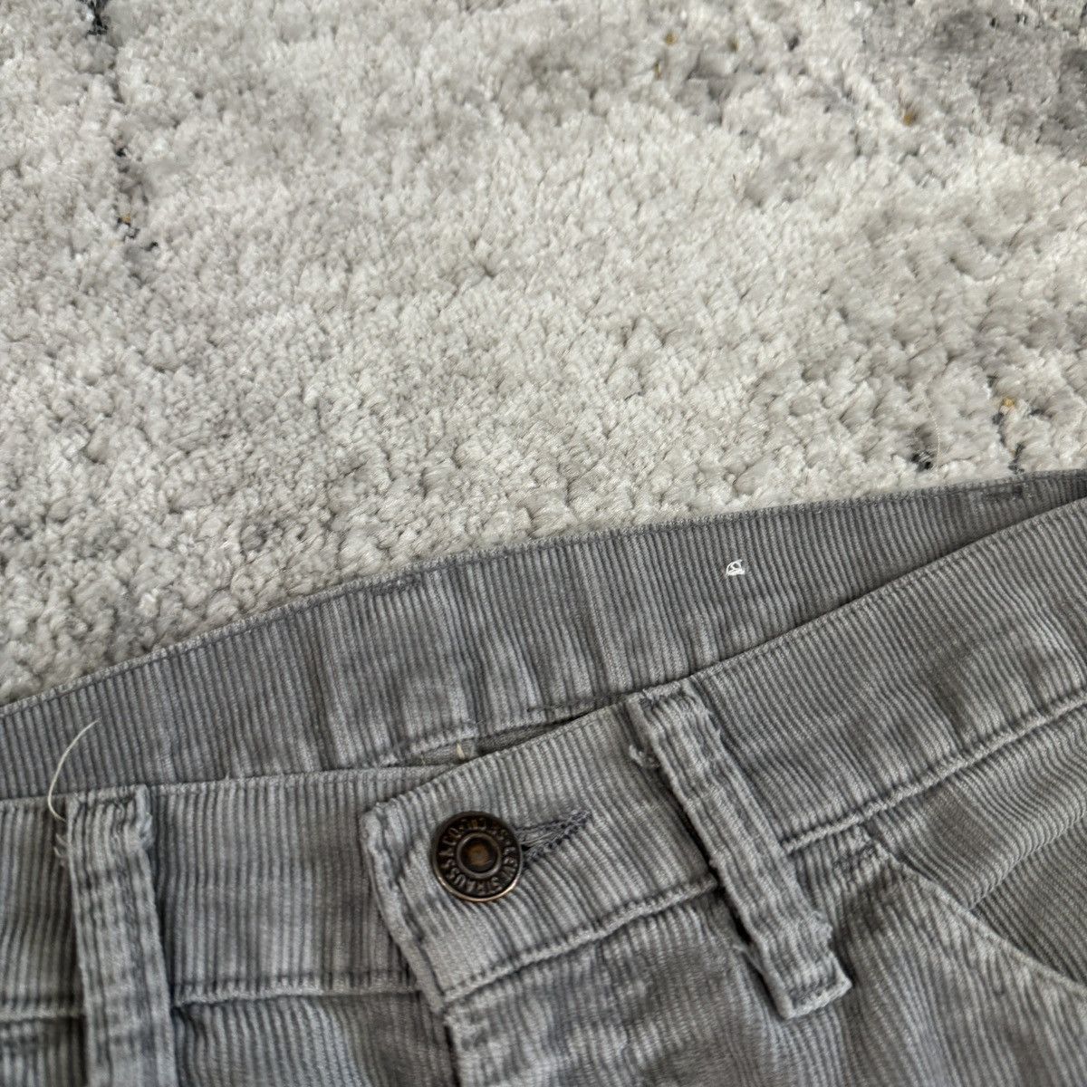 Levi's × Vintage Vintage 1970s Levi’s Corduroy faded grey pants Size US 32 / EU 48 - 4 Thumbnail