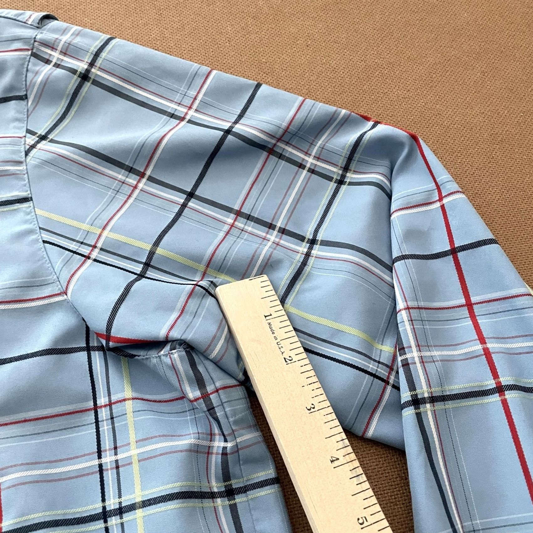 Liz Claiborne VINTAGE Liz Claiborne LizGolf Jacket Womens Large Blue Plaid Full Zip Collared Pockets Size L / US 10 / IT 46 - 5 Thumbnail