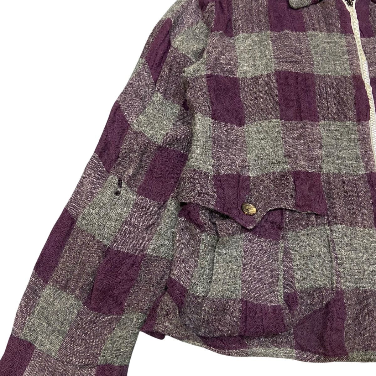 Jun Takahashi Archival Undercover 1995AW Block Check Gauze Blouson Size US L / EU 52-54 / 3 - 4 Thumbnail
