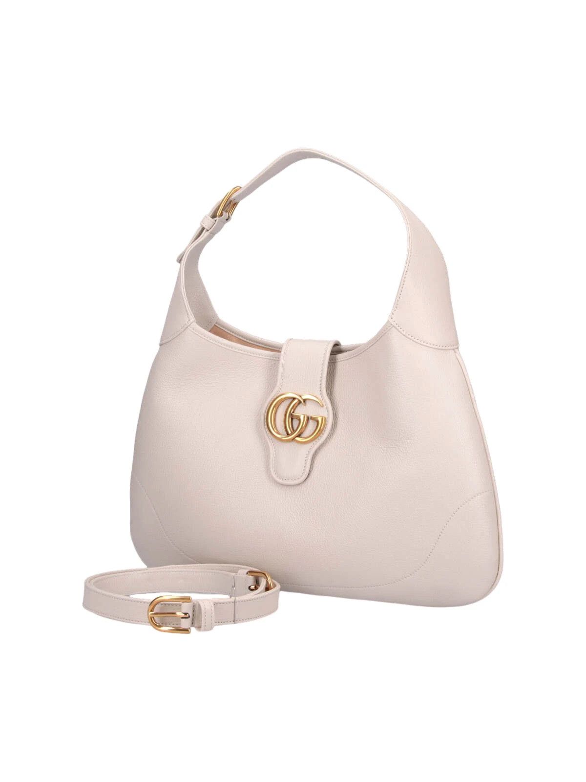 Gucci Gucci Aphrodite Medium White Leather Shoulder Bag New Size ONE SIZE - 2 Thumbnail