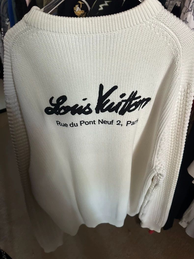 Other Louis Vuitton White Knit sweater Size US L / EU 52-54 / 3 - 1 Thumbnail