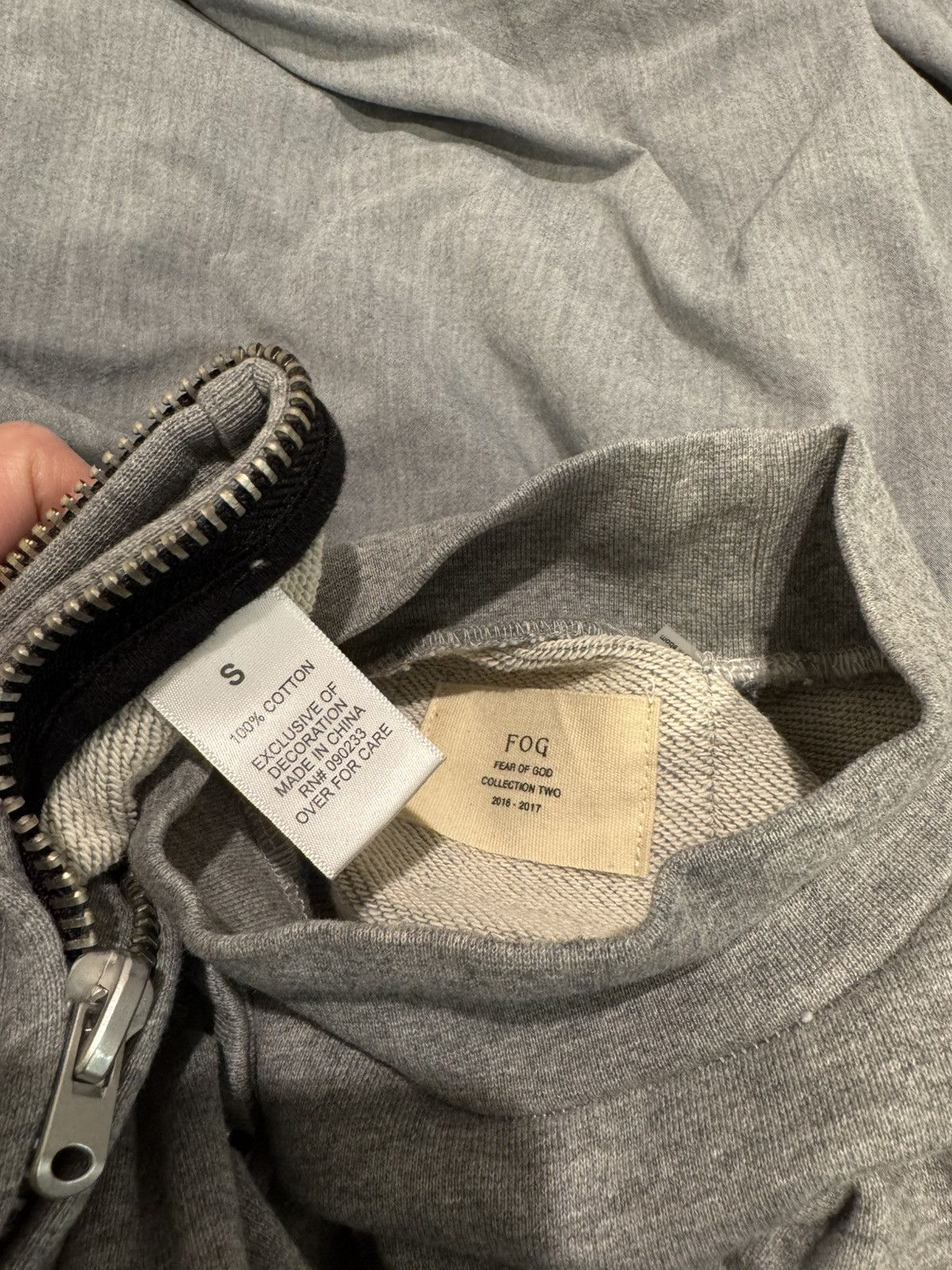 Essentials × Fear of God FOG Collection II Two Rare Mockneck Side Zippers Sweatshirt Size US S / EU 44-46 / 1 - 7 Thumbnail