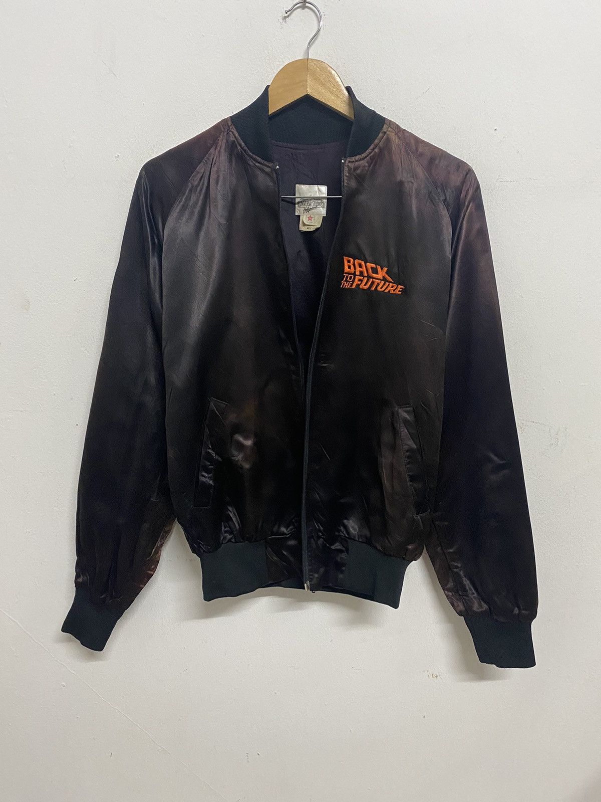 Universal Studios × Vintage Rare 1989 Back to The Future Promo Movie Bomber Sunfaded Size US M / EU 48-50 / 2 - 3 Thumbnail