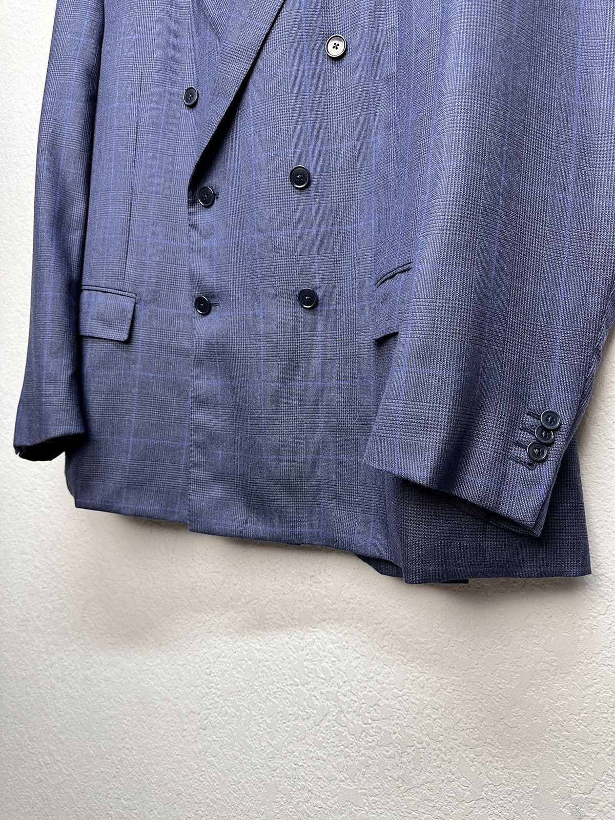 Ermenegildo Zegna Ermenegildo Zegna wool blazer navy LUXURY Italian suit XL Size 48L - 4 Thumbnail