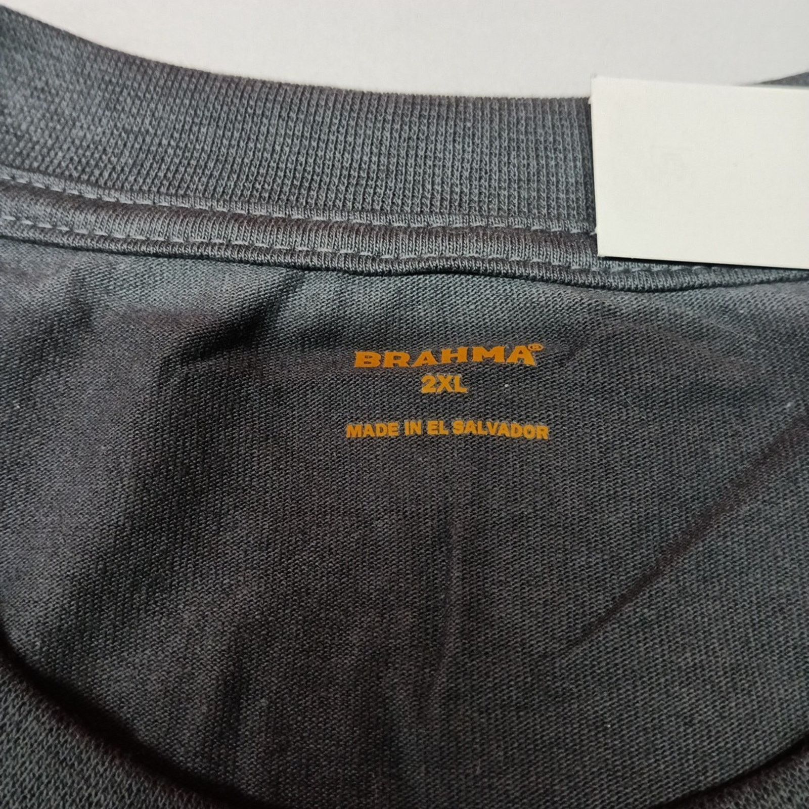 Other 2 Brahma Core Work T-Shirt 2XL 50-52 Gray , White Pocket Tee Size US XXL / EU 58 / 5 - 4 Thumbnail
