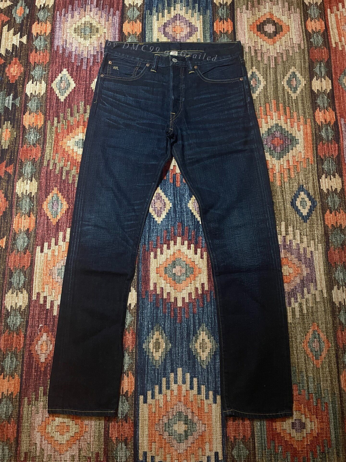 RRL Ralph Lauren RRL Vintage USA Selvedge Jeans Size US 32 / EU 48 - 1 Thumbnail