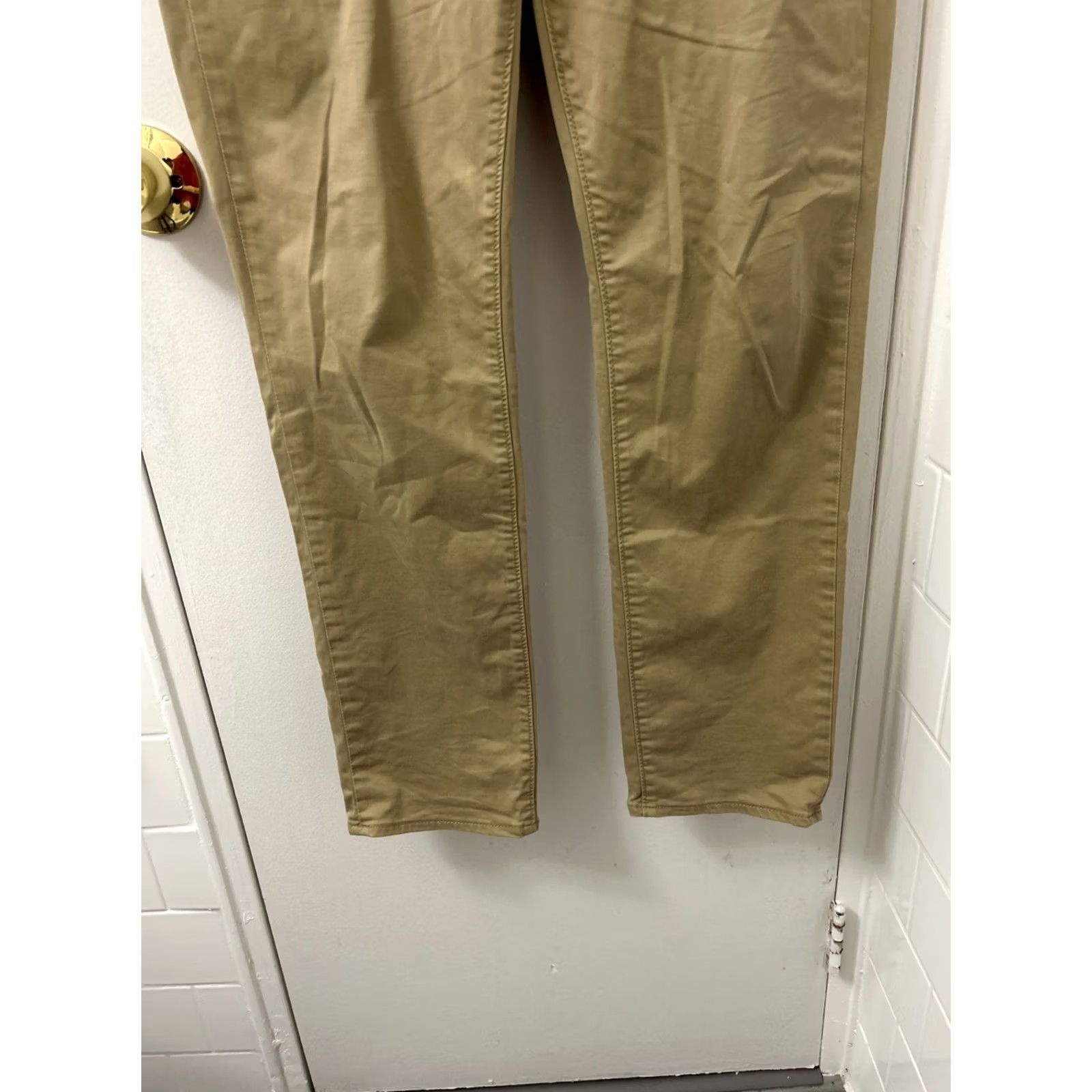 Levi's Levi's 511 Jeans Mens 34x32 Slim Fit Denim Brown Zip Pockets Regular Inseam 32 Straight Logo 500 Series Size US 34 / EU 50 - 3 Thumbnail