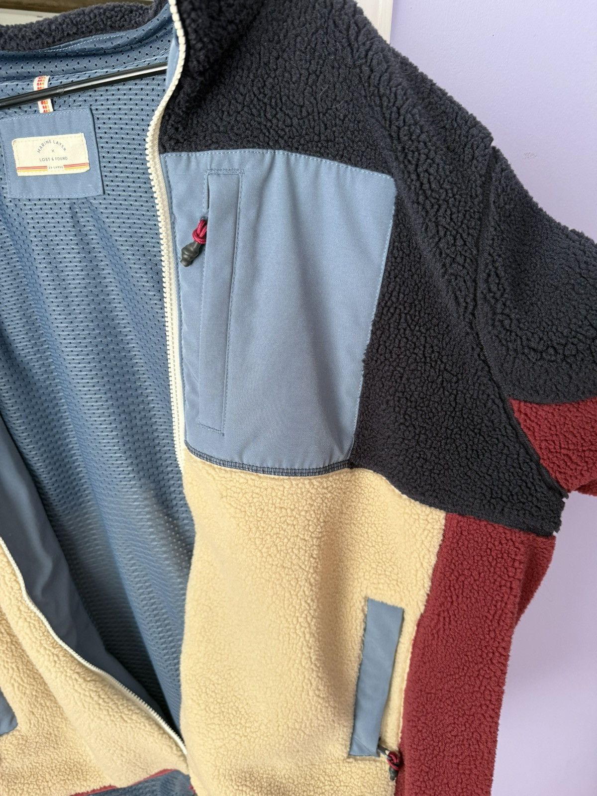 Marine Layer Marine Layer X Lost & Found Jacket Colorblock Sherpa XXL Size US XXL / EU 58 / 5 - 5 Thumbnail