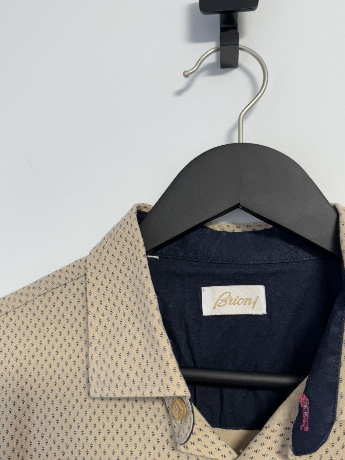 Brioni Brioni Button Up Shirt Luxury Size US S / EU 44-46 / 1 - 8 Thumbnail
