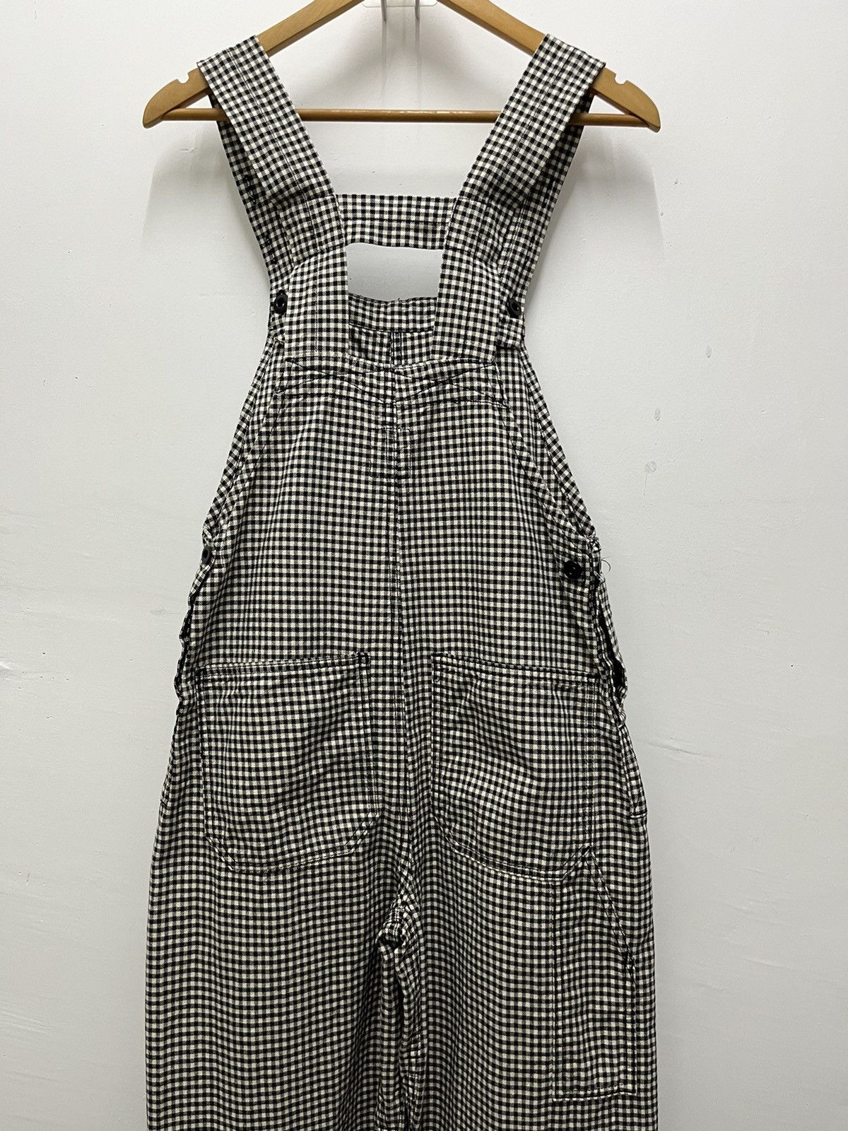 Beams Plus Vintage Beams Boy Checkered Coverall Overall Jumpsuit Women Size 30" / US 8 / IT 44 - 6 Thumbnail