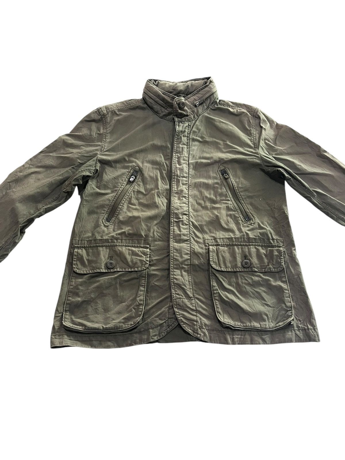 Gap × Vintage Vintage GAP Utility Sunfaded Jacket Hoodie Size US L / EU 52-54 / 3 - 1 Thumbnail