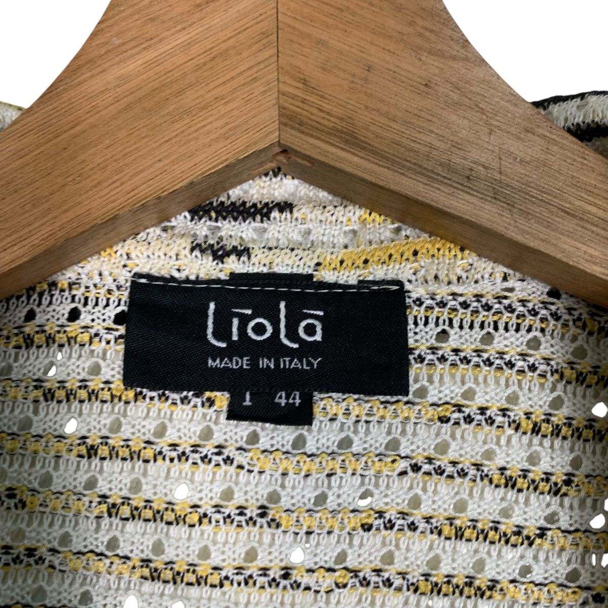 Japanese Brand LIOLA Triangle Logo All Over Button Jacket #1194-C54 Size M / US 6-8 / IT 42-44 - 15 Thumbnail