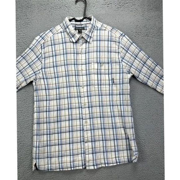 Eddie Bauer Eddie Bauer Shirt Mens Large Multi Madras Plaid Classic Fit Button Up Logo Blue Long Sleeve Pocket Mens Size US L / EU 52-54 / 3 - 2 Thumbnail