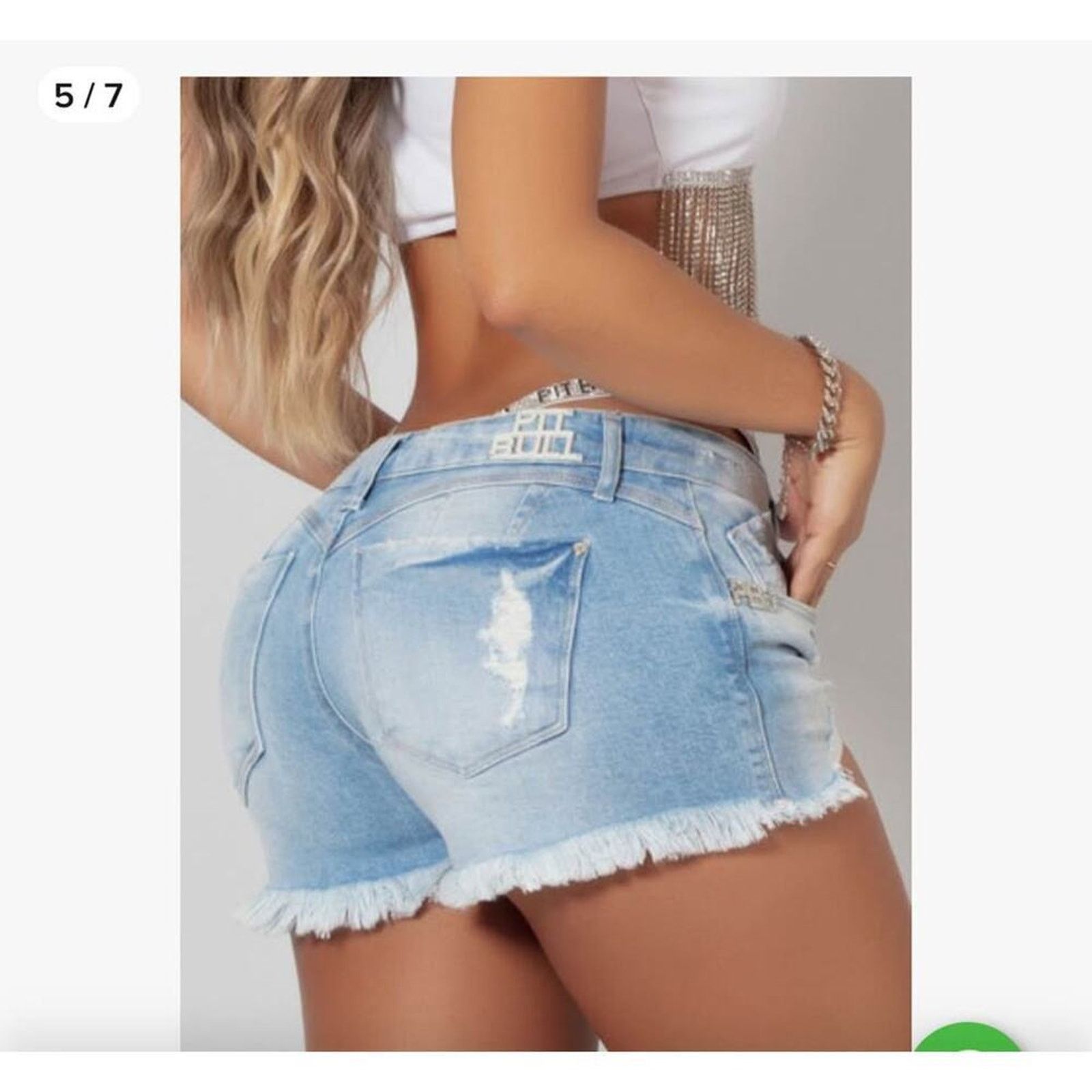 Other NWT Pit Bull denim distressed shorts size S Size 26" / US 2 / IT 38 - 3 Thumbnail