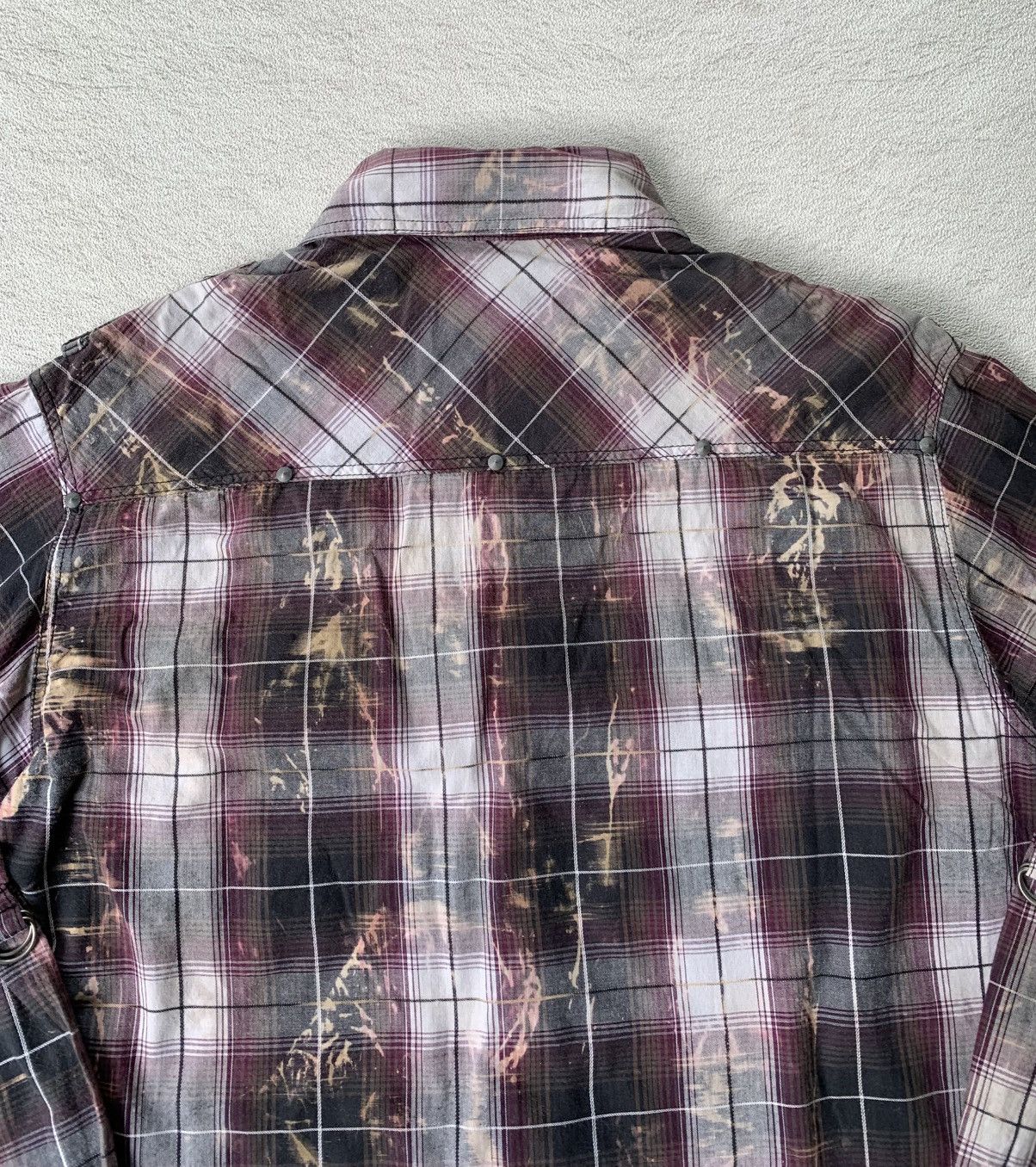 BERNINGS SHO 2000s Berning Sho Studs Button Shirt Size US M / EU 48-50 / 2 - 5 Thumbnail