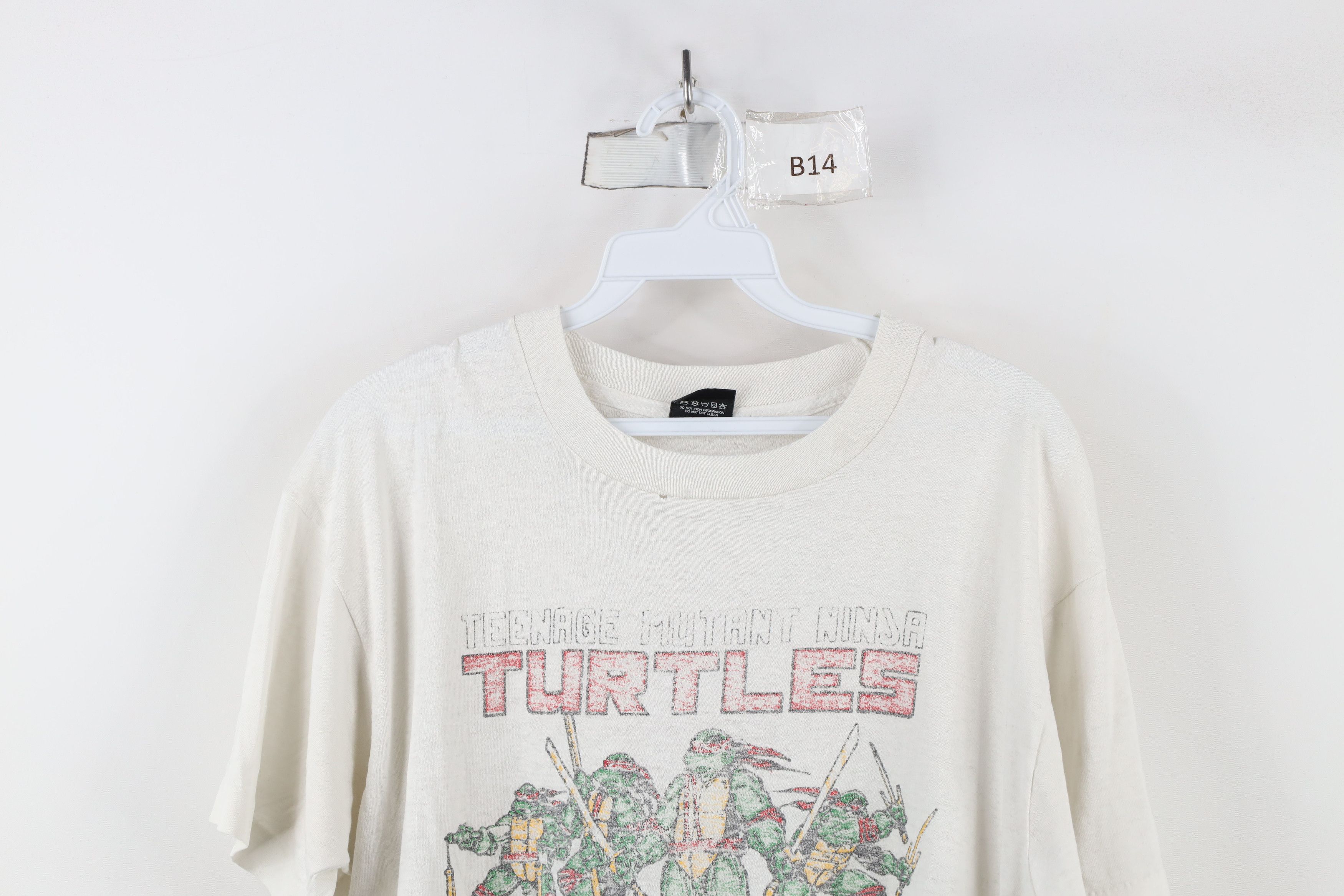 Vintage Vintage 80s 90s Teenage Mutant Ninja Turtles T-Shirt USA Size US L / EU 52-54 / 3 - 2 Thumbnail