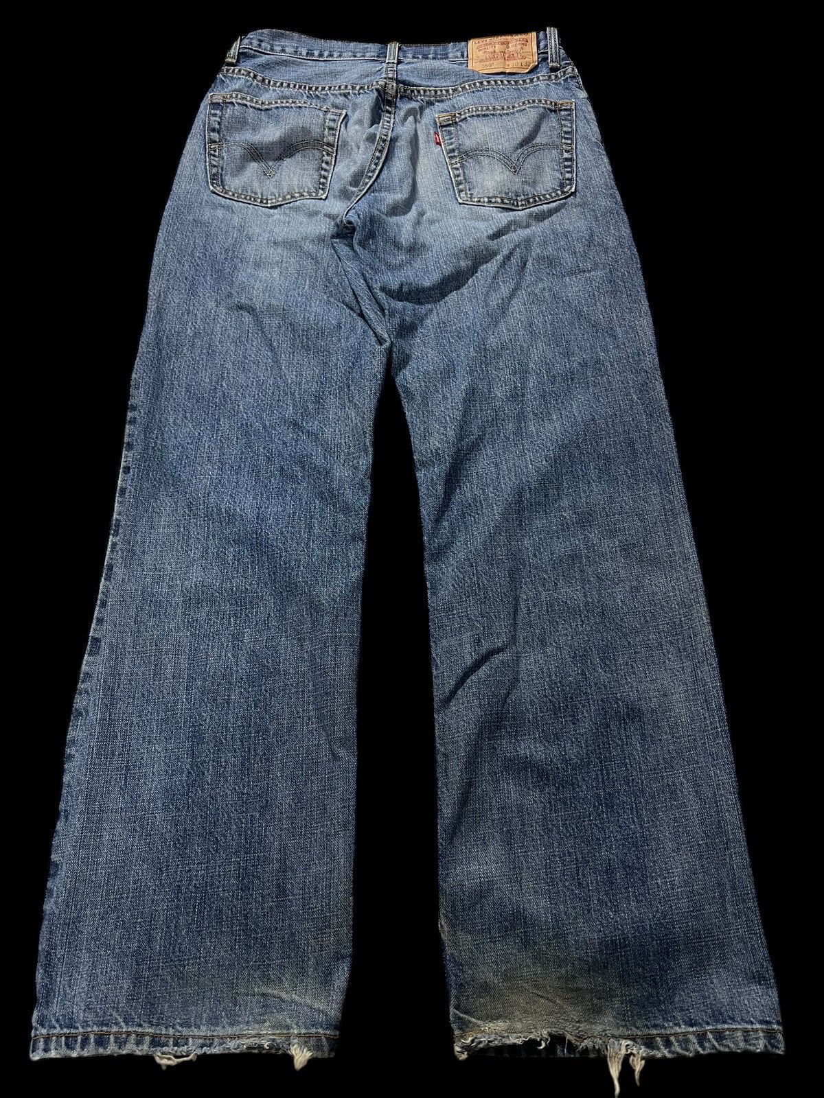 Levi's × Levi's Vintage Clothing 💥Baggy💥Vintage Levis 559 Distress Washed Jeans Size US 30 / EU 46 - 2 Thumbnail