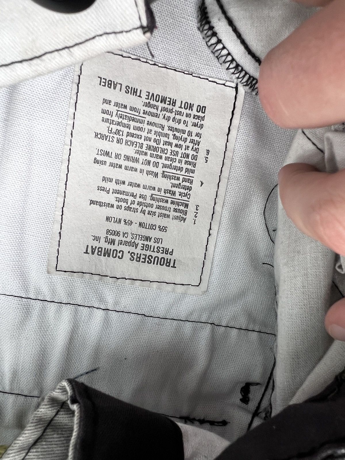 Japanese Brand VINTAGE MILITARY CUSTOM PATCHWORK JAPANESE BAGGY CARGO PANTS Size US 34 / EU 50 - 7 Thumbnail