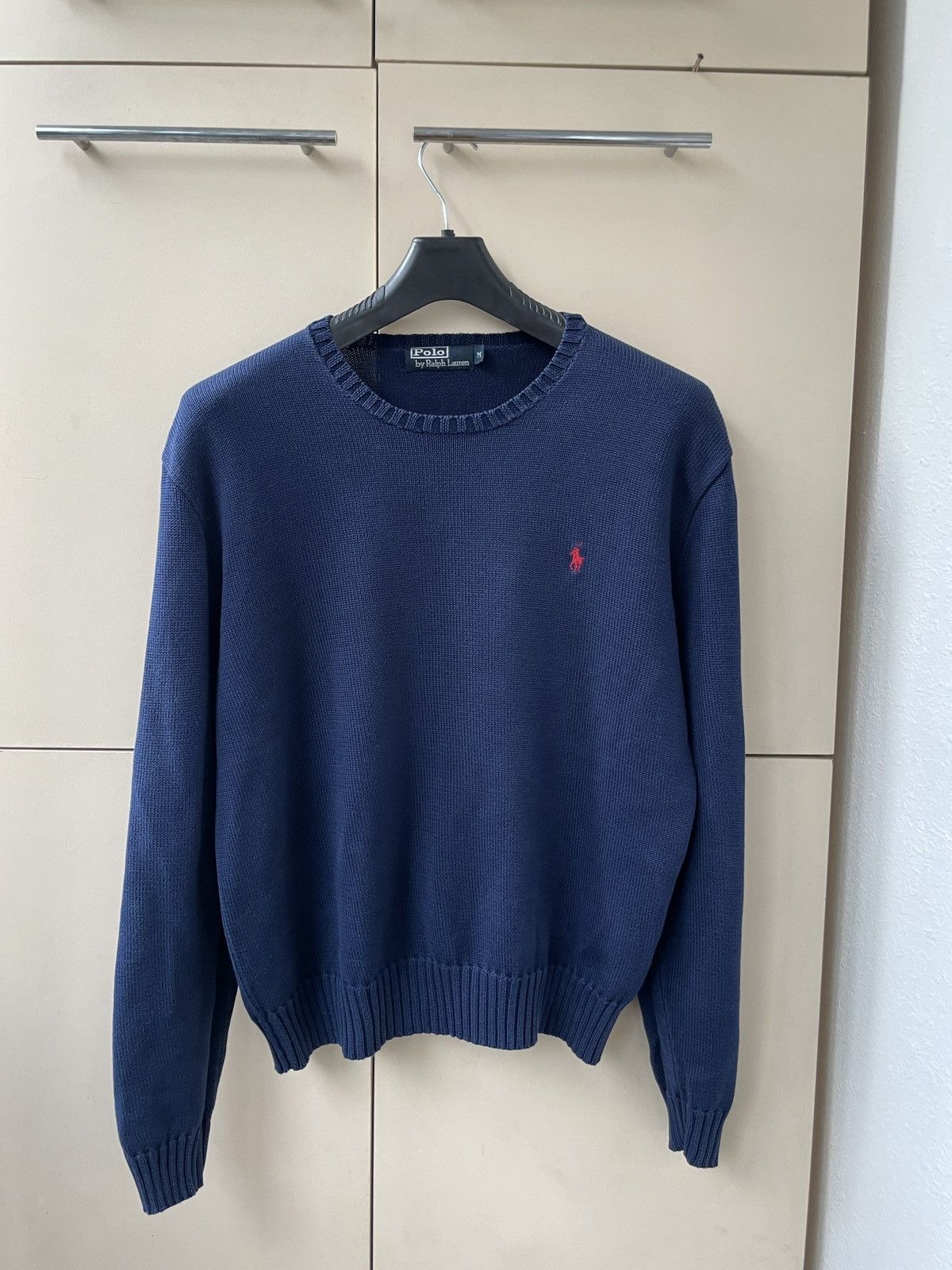 Polo Ralph Lauren Vintage Polo Ralph Lauren Knit Navy Sweater Size US M / EU 48-50 / 2 - 1 Thumbnail