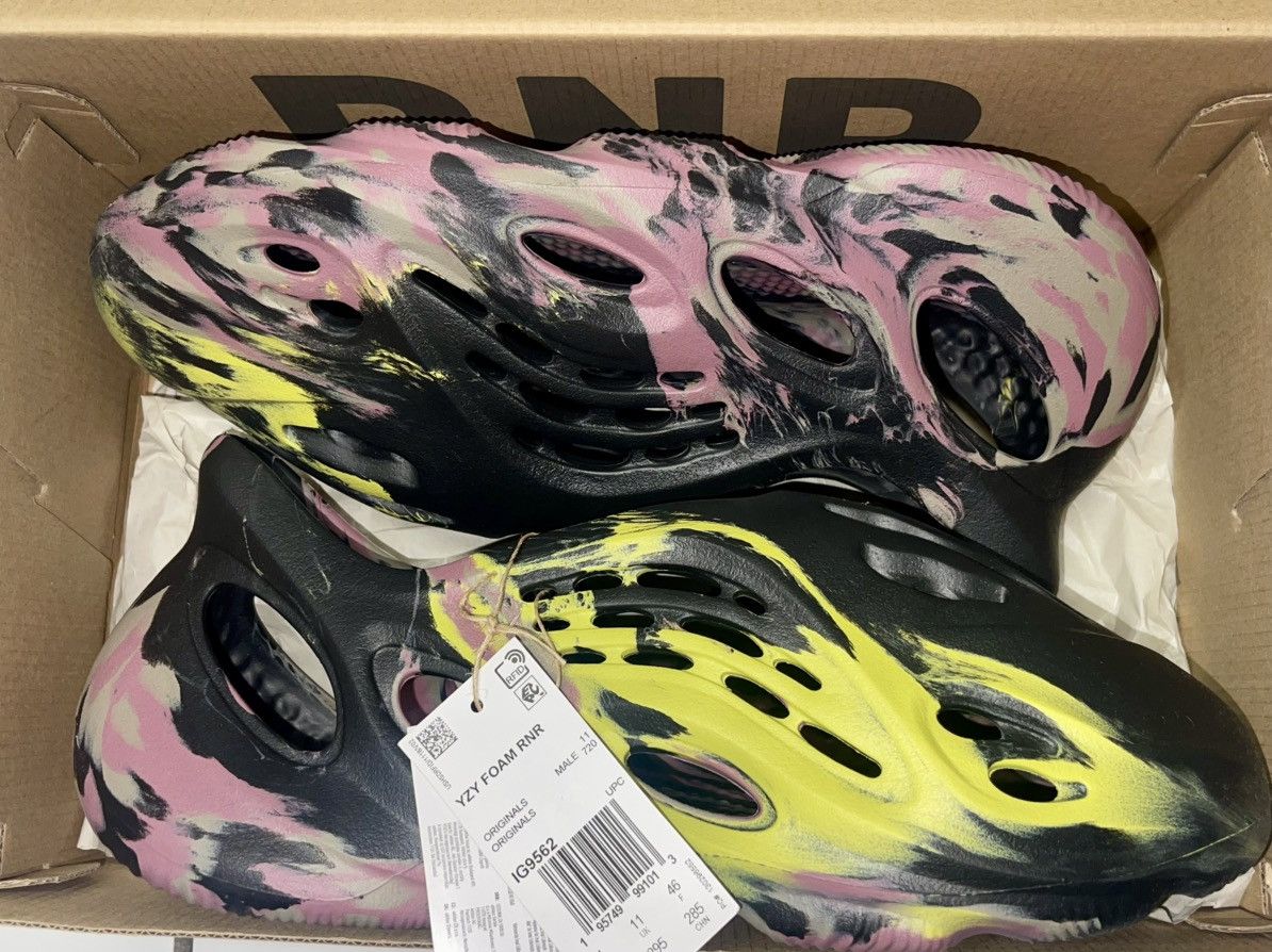 Adidas  Kanye West Yeezy x Adidas Foam Runner RNR MX Carbon Size 11 |  Grailed