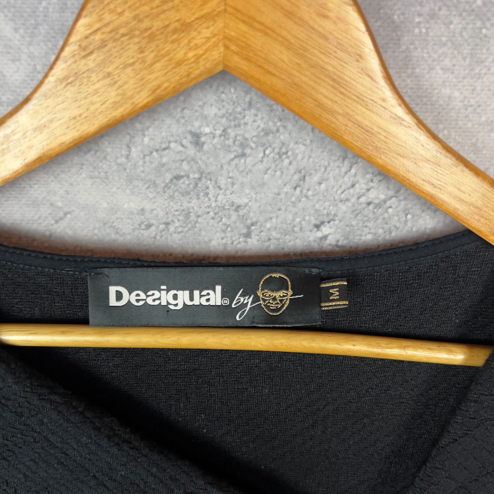 Desigual Desigual Blouse Women's Size M Black Viscos Long Sleeve` Size M / US 6-8 / IT 42-44 - 6 Thumbnail