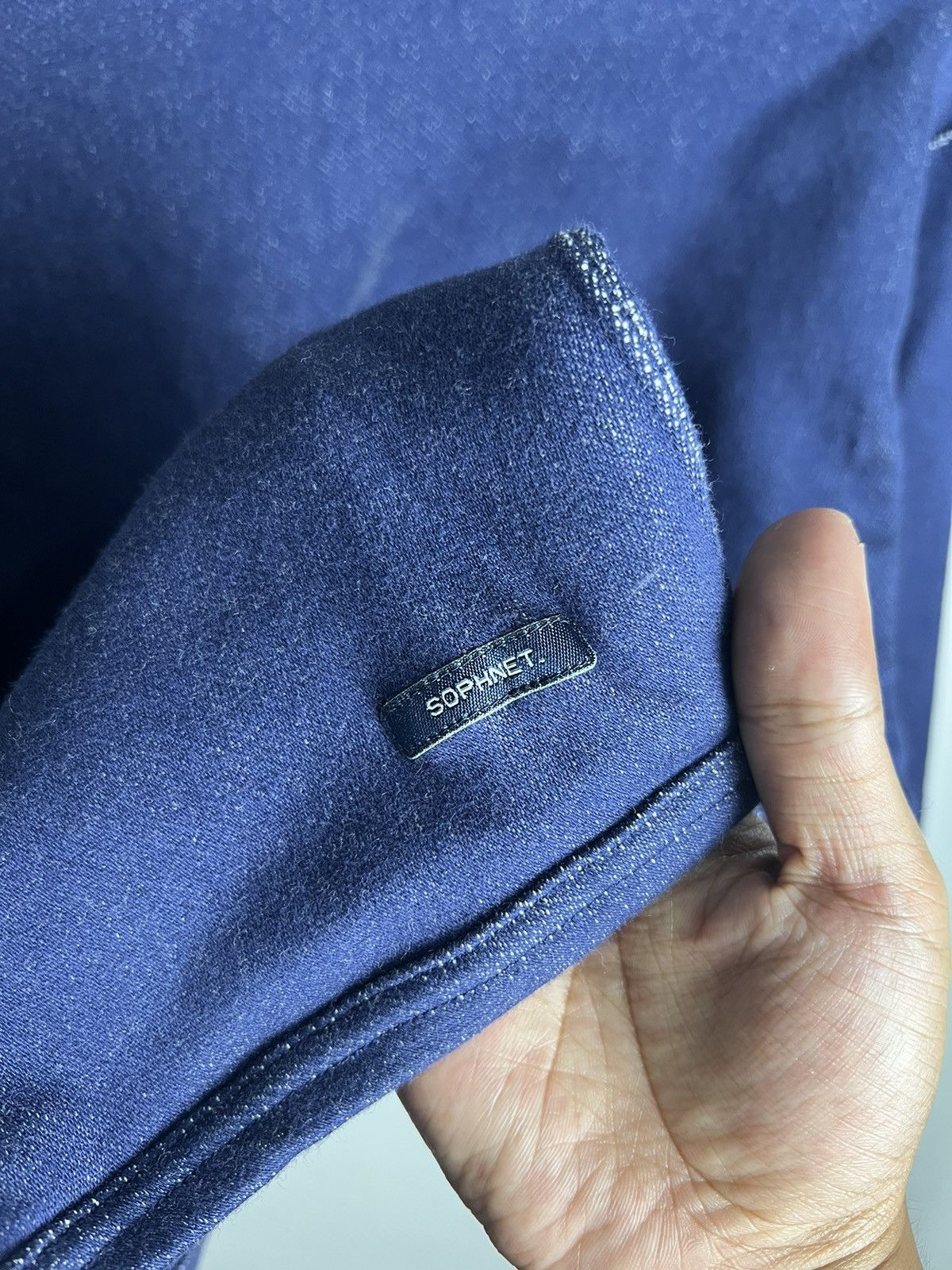 Japanese Brand × Sophnet. × uniform experiment Vintage 2000s Sophnet Indigo Blue Zipper Jackets Size US M / EU 48-50 / 2 - 5 Thumbnail