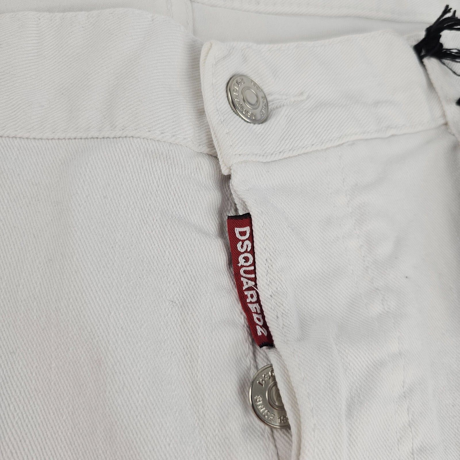 Dsquared2 DSQUARED2 White Jeans Size IT56 New Size US 40 / EU 56 - 5 Thumbnail