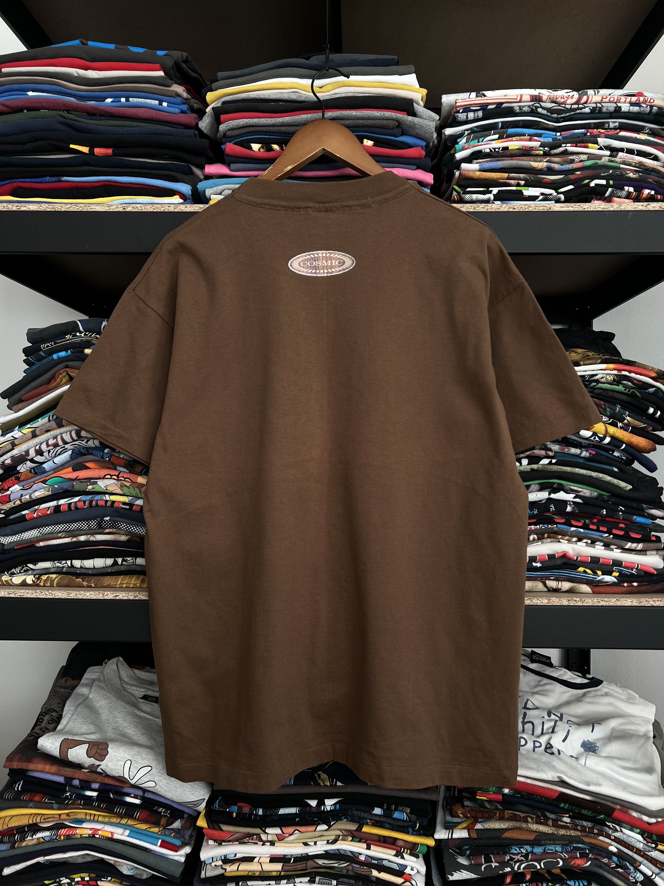Vintage Vintage 90s Smokin Smoke Humor Comic Brown Tee Size US L / EU 52-54 / 3 - 2 Thumbnail