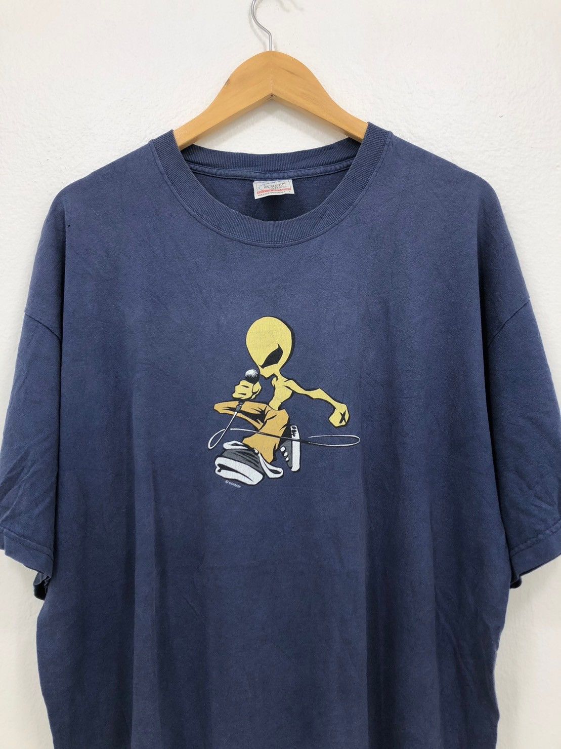 Vintage Vintage 90's Alien shirt Y2K Domani BN Size US XL / EU 56 / 4 - 1 Thumbnail