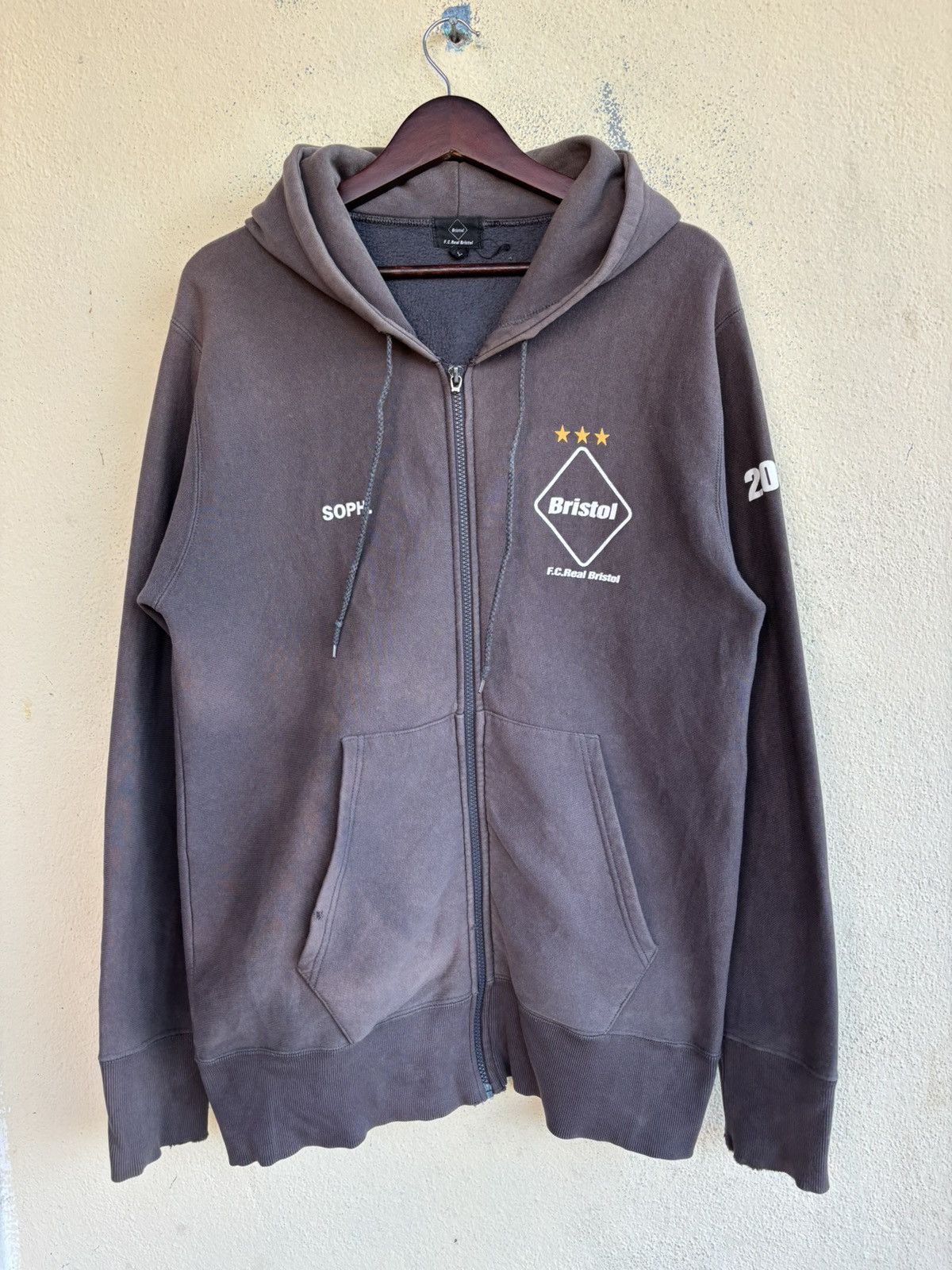 Vintage Sun Faded Zip Hoodie | Grailed