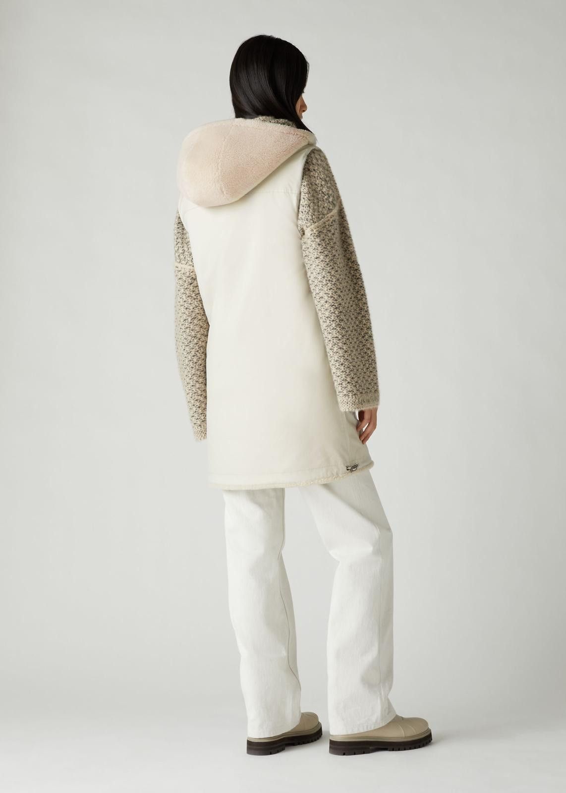 Loro Piana o1srvl11e0425 FAN0171 Reversible Vest in Off White Size M / US 6-8 / IT 42-44 - 3 Thumbnail