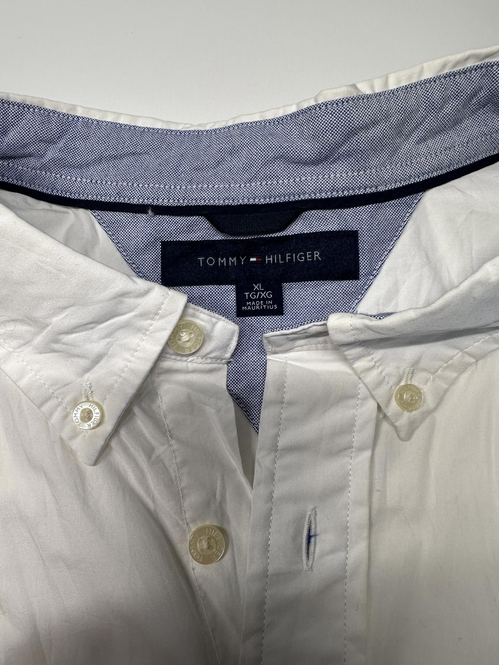 Tommy Hilfiger Tommy Hilfiger Short Sleeve Shirt - Classic White XL Size US XL / EU 56 / 4 - 4 Thumbnail
