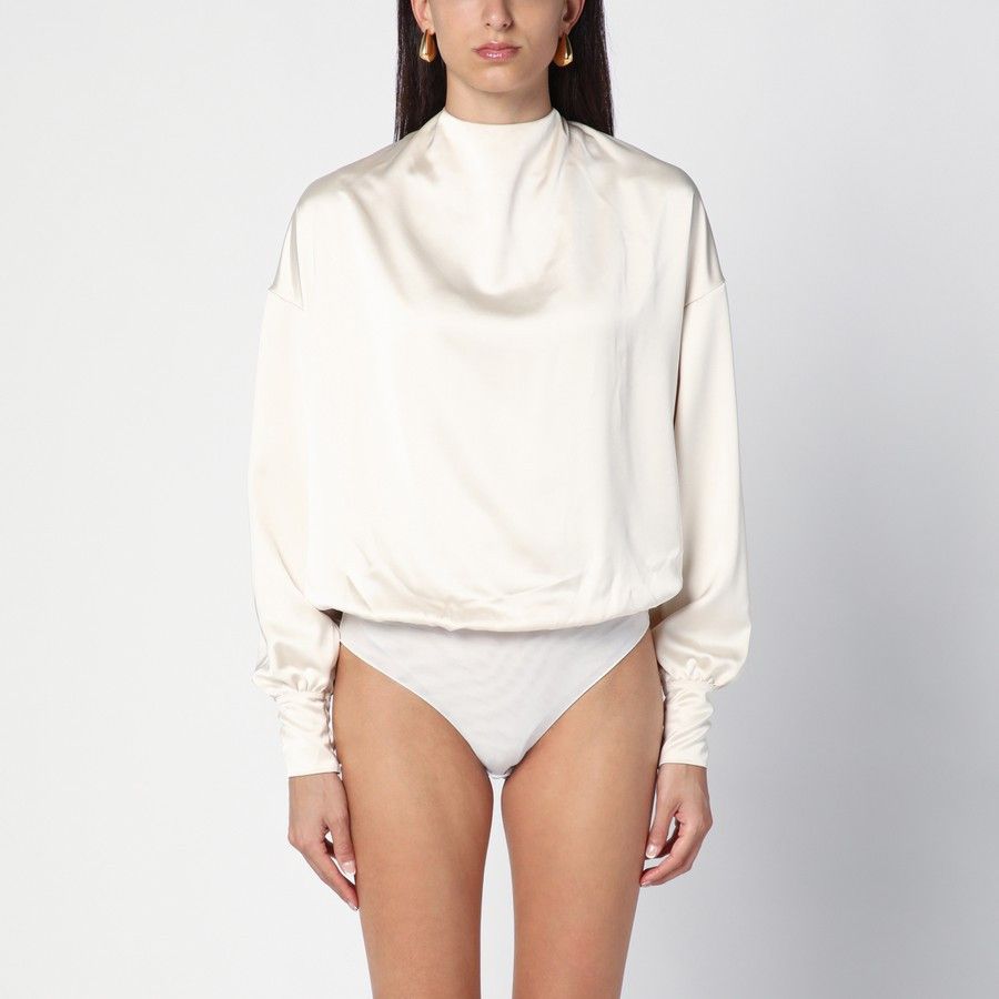 o1d2blof1024 Bodysuit In Milk White