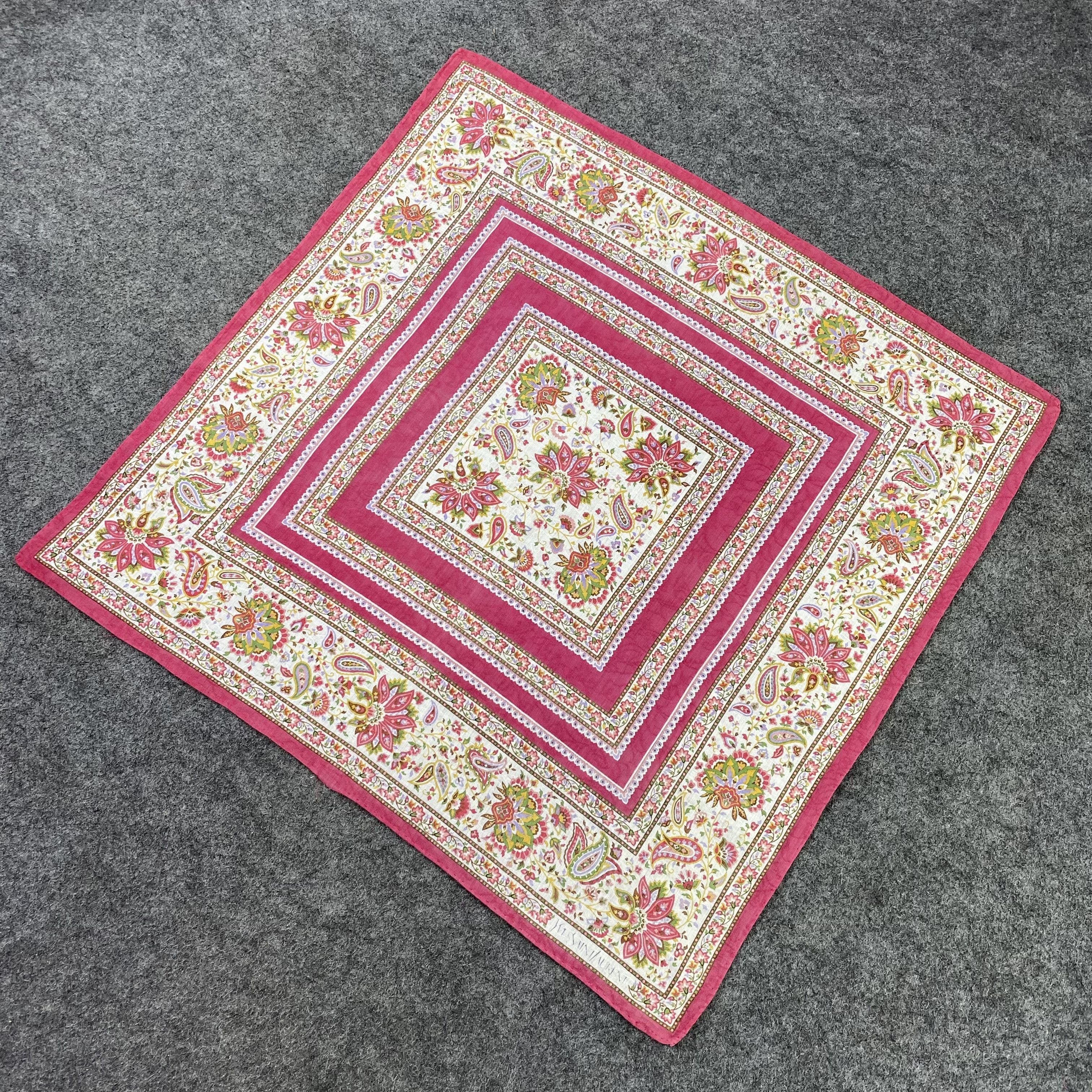 Vintage × Yves Saint Laurent Yves Saint Laurent Handkerchief / Bandana / Neckerchief-B892 Size ONE SIZE - 4 Thumbnail