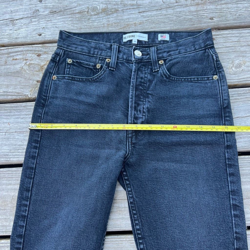 RE/DONE RE/DONE Originals High-Rise Skinny Ankle Jeans Button Fly Wo Size 26" / US 2 / IT 38 - 13 Thumbnail
