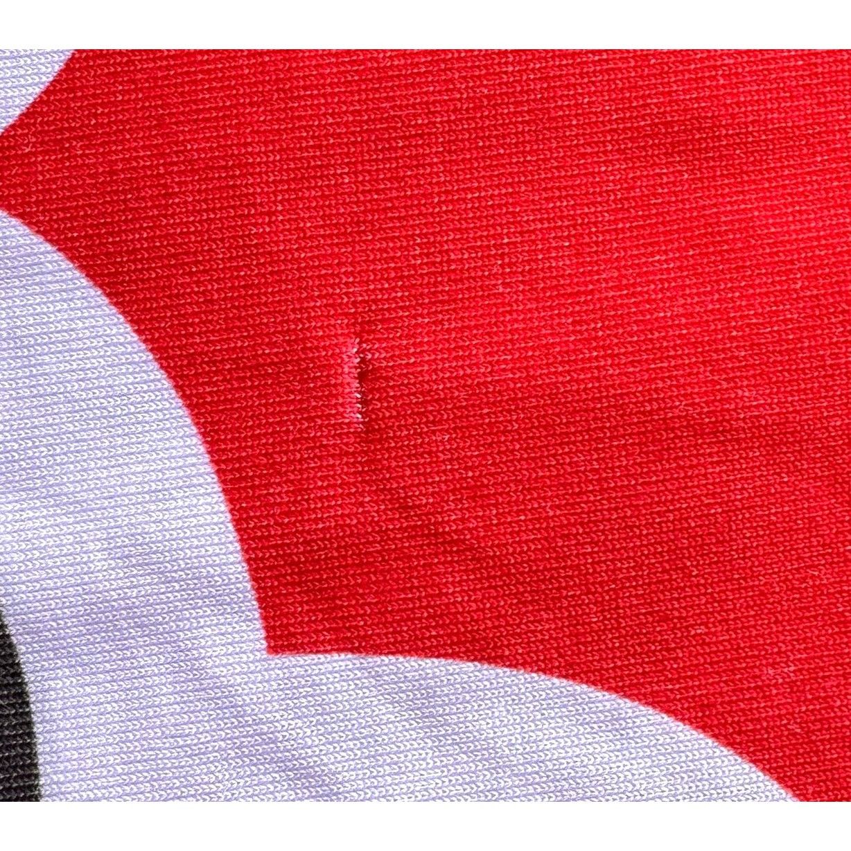 Vintage Polly Wolly Doodle Pants XL Red Black White Wide Legs Elasti Size 31" - 12 Thumbnail