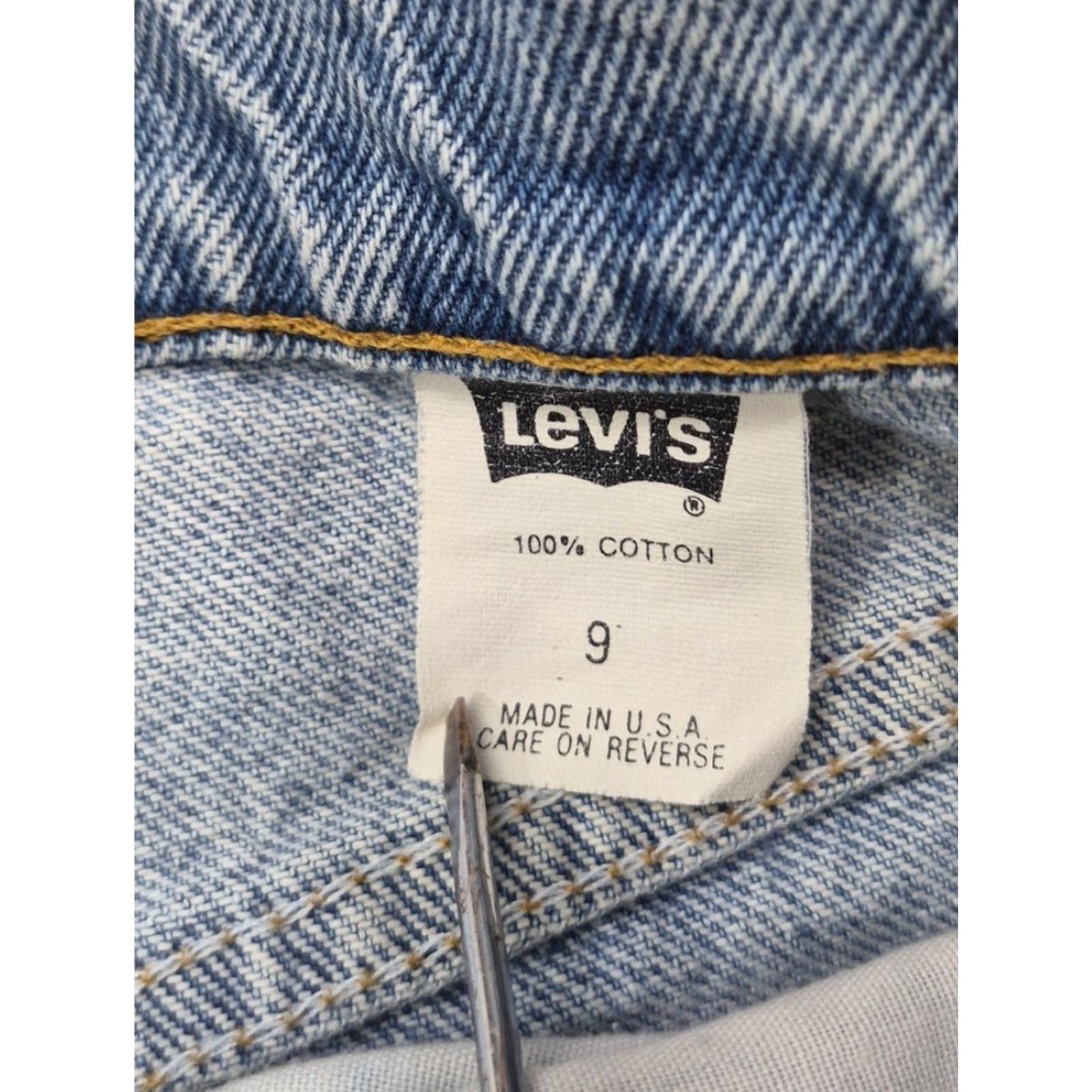 Levi's VINTAGE Levi's Jeans Juniors 9 High Rise Tapered Heart 90s USA Made 17512-0291 Women Size 30" / US 8 / IT 44 - 7 Thumbnail
