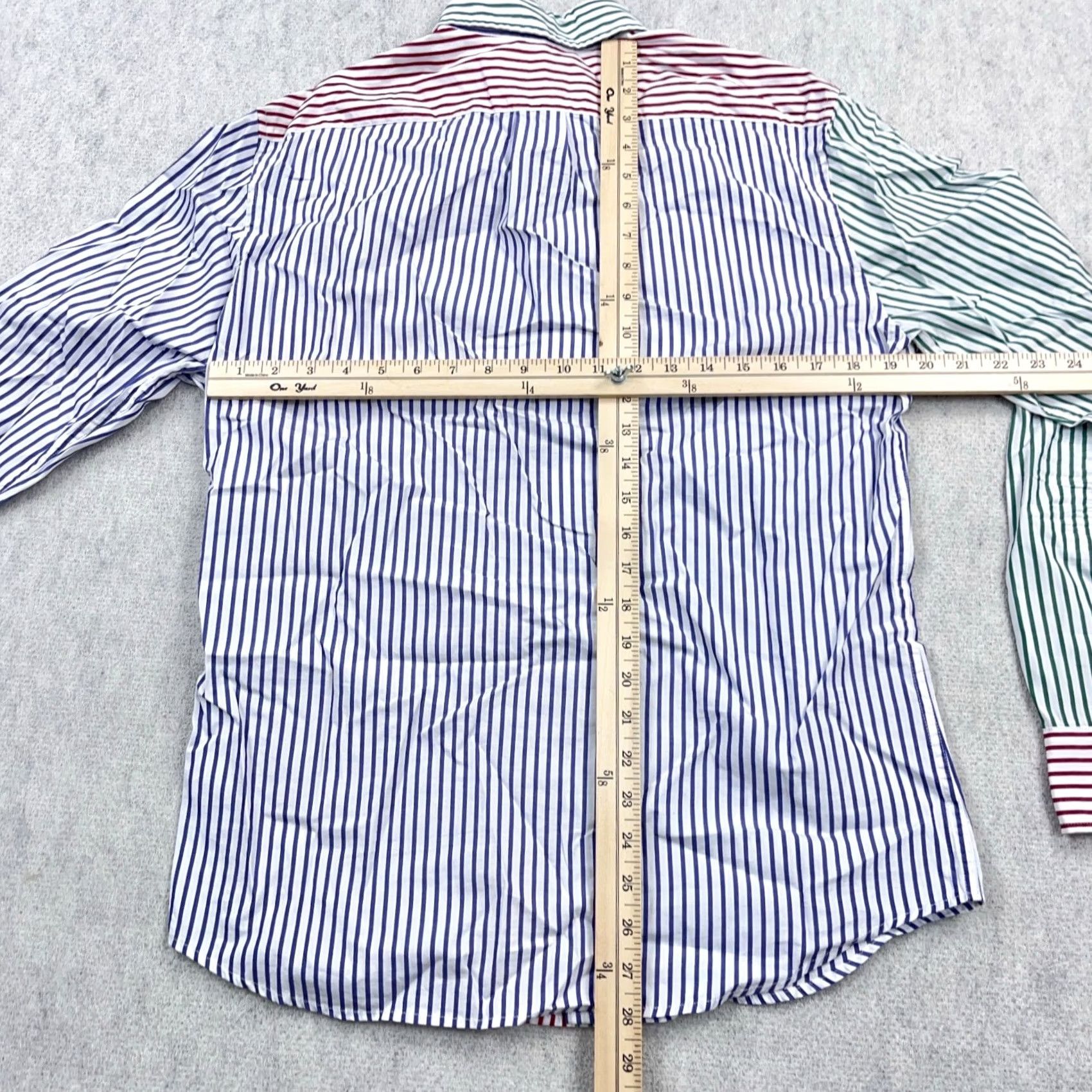 J.Crew J.CREW Shirt Men M Slim Fit Colorblock Button Up Multicolor Striped 2 Ply Poplin Preppy Casual Modern Size US M / EU 48-50 / 2 - 7 Thumbnail