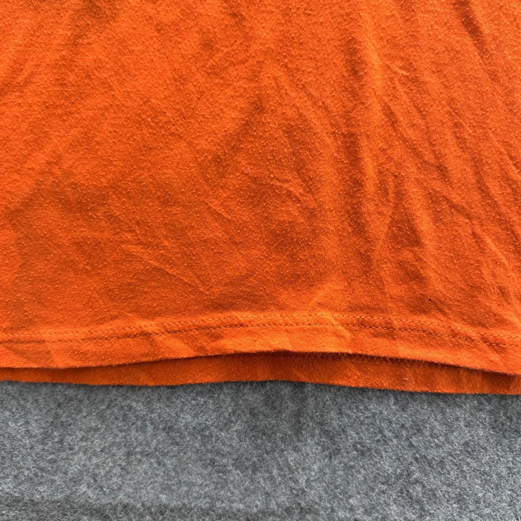 Jerzees VINTAGE Tiger Cubs BSA Shirt Mens Small Orange Jersey Striped Sleeves 80s Size US S / EU 44-46 / 1 - 6 Thumbnail
