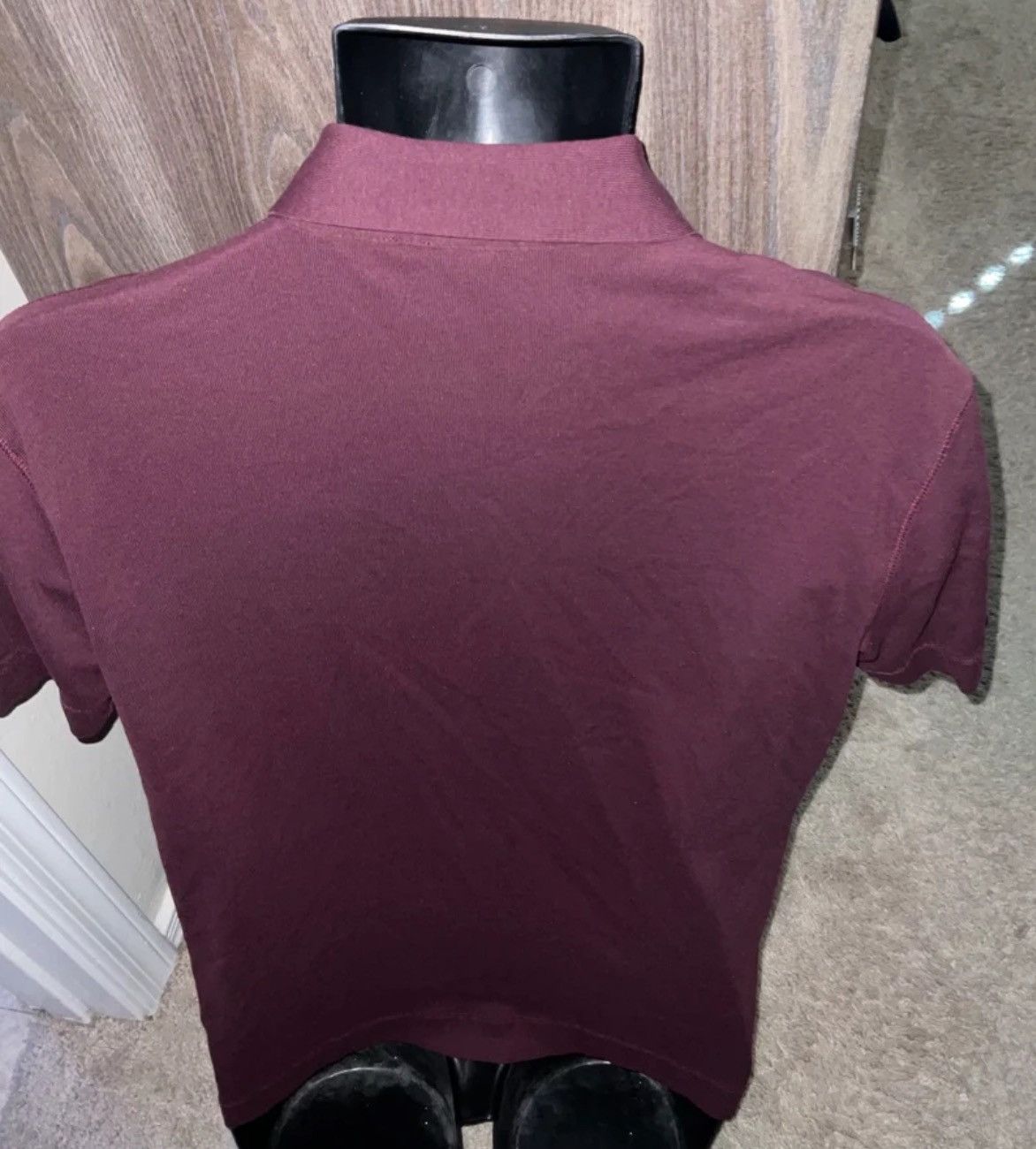 Hugo Boss Men’s used Boss polo zipper shirt maroon size S small Pre ow Size US S / EU 44-46 / 1 - 2 Thumbnail