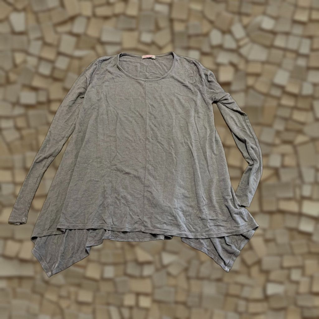 Vintage Fresh Produce Shirt Women's Size Medium/Large Gray Long Sleeve Shirt Size M / US 6-8 / IT 42-44 - 1 Thumbnail