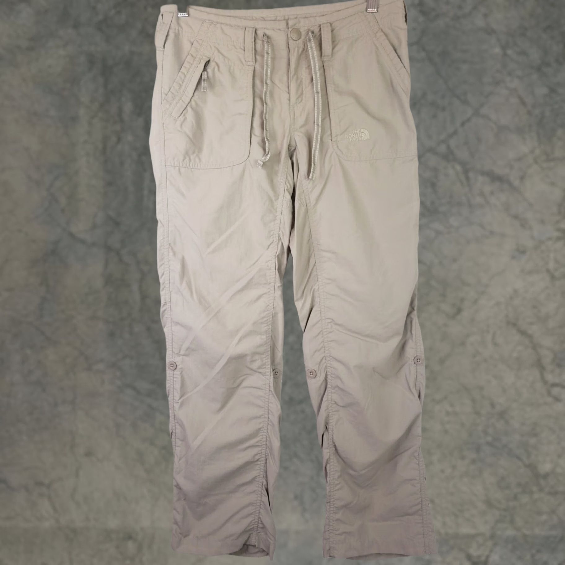 The North Face The North Face Women's Horizon 2 Beige Pocketed Drawstring Hiking Pants Size 6 Regular Inseam 30 in Mens Girls Womens Size 28" / US 6 / IT 42 - 1 Thumbnail