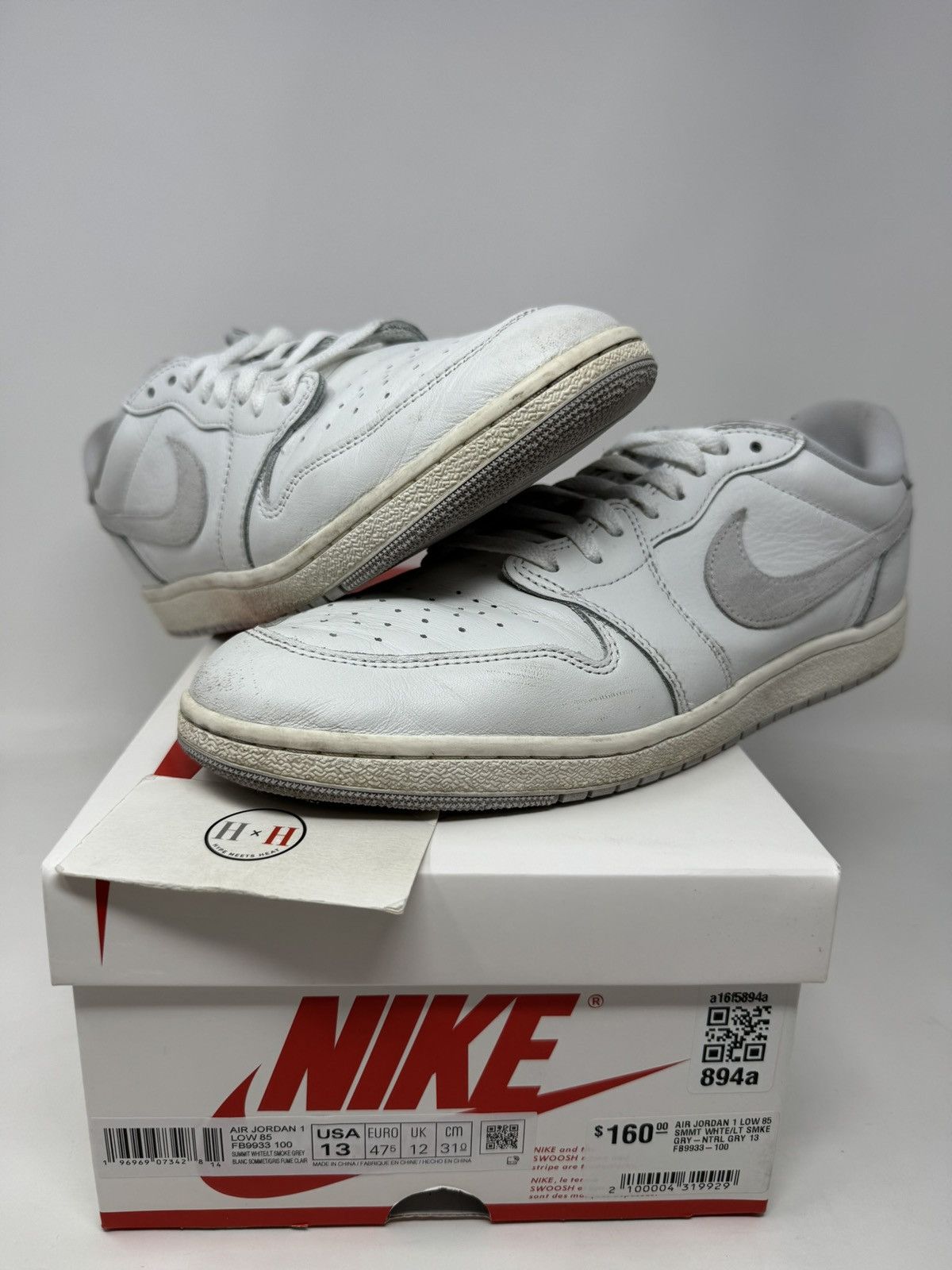 Nike Air Jordan Retro Low Og 85 Neutral Grey
