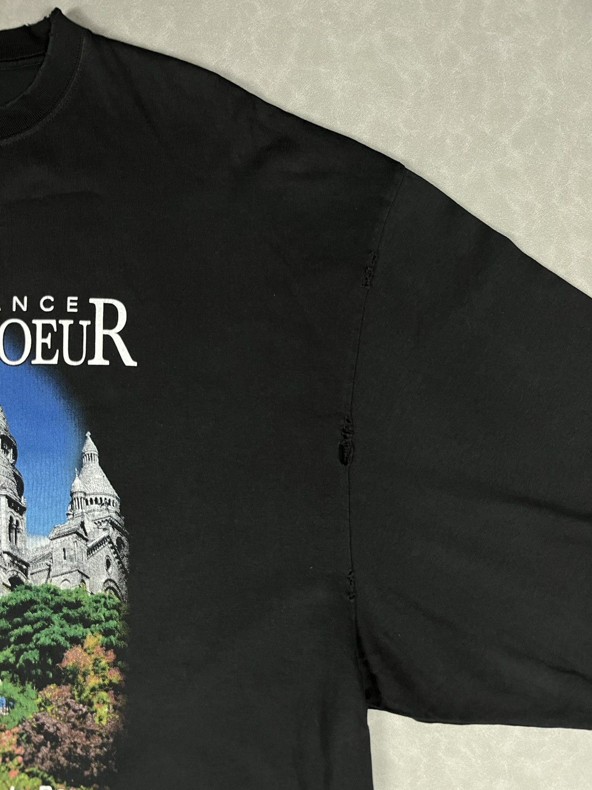 Balenciaga Balenciaga scare couer oversized distressed longsleeve Size US L / EU 52-54 / 3 - 11 Thumbnail