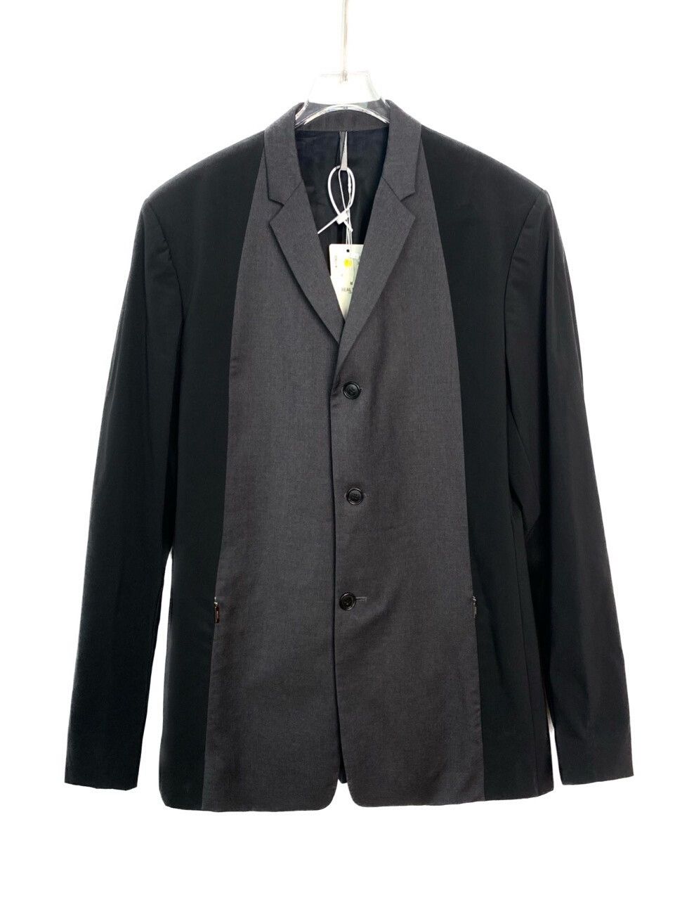 Dior Men's Black Gray Wool Blazer