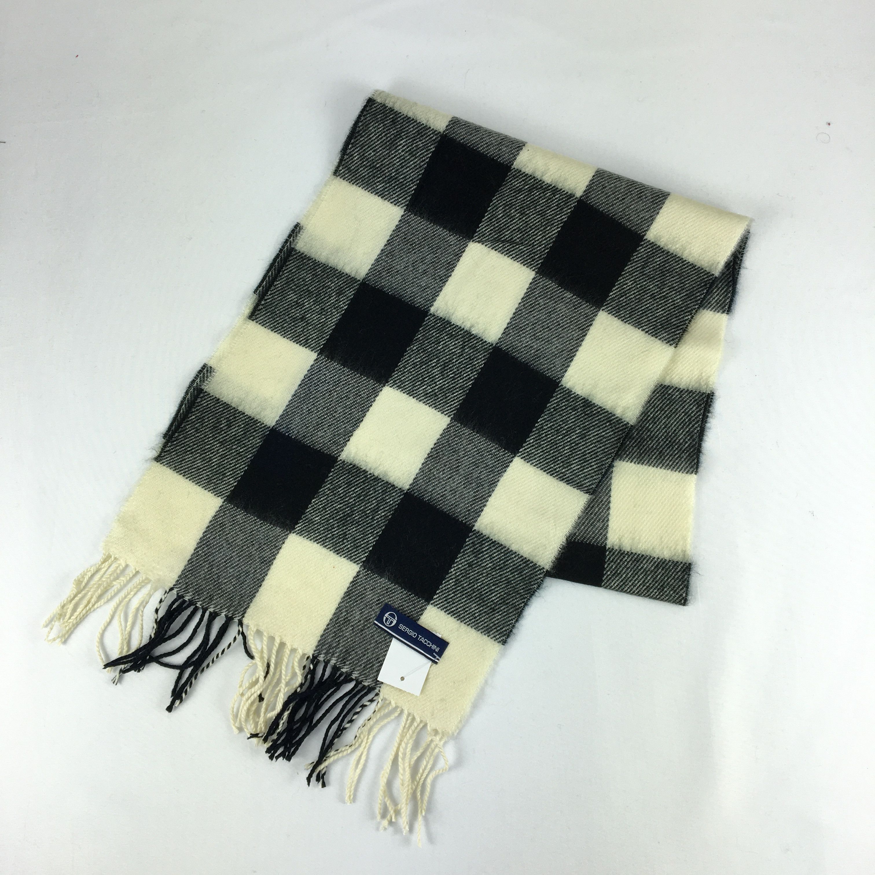 Sergio Tacchini Vintage Sergio Tacchini Scarf Muffler Wool Scarves Size ONE SIZE - 3 Thumbnail