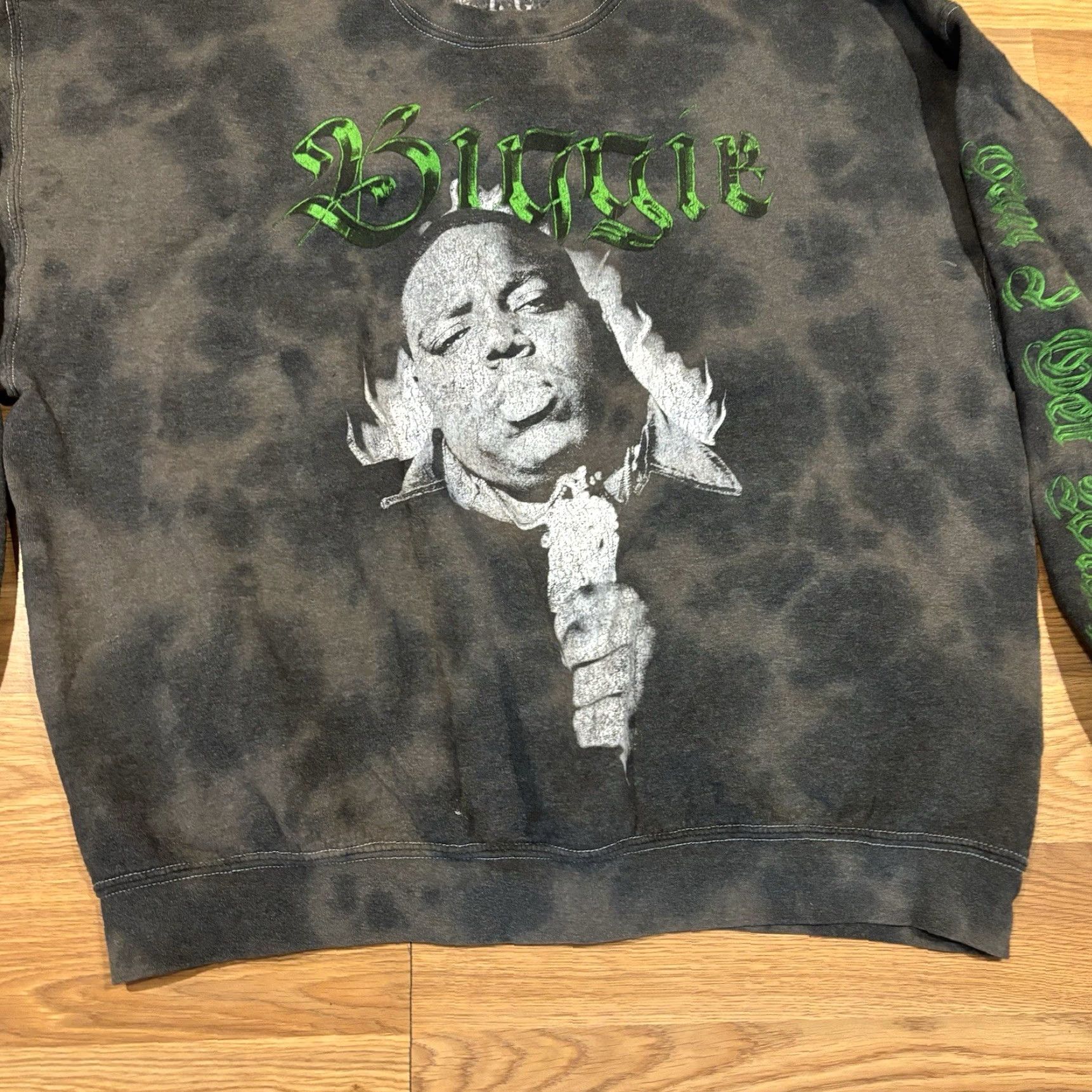 Urban Outfitters Urban Outfitters Notorious BIG BIGGIE Oversized Tie Dye Sweatshirt Size S/M Size US S / EU 44-46 / 1 - 3 Thumbnail