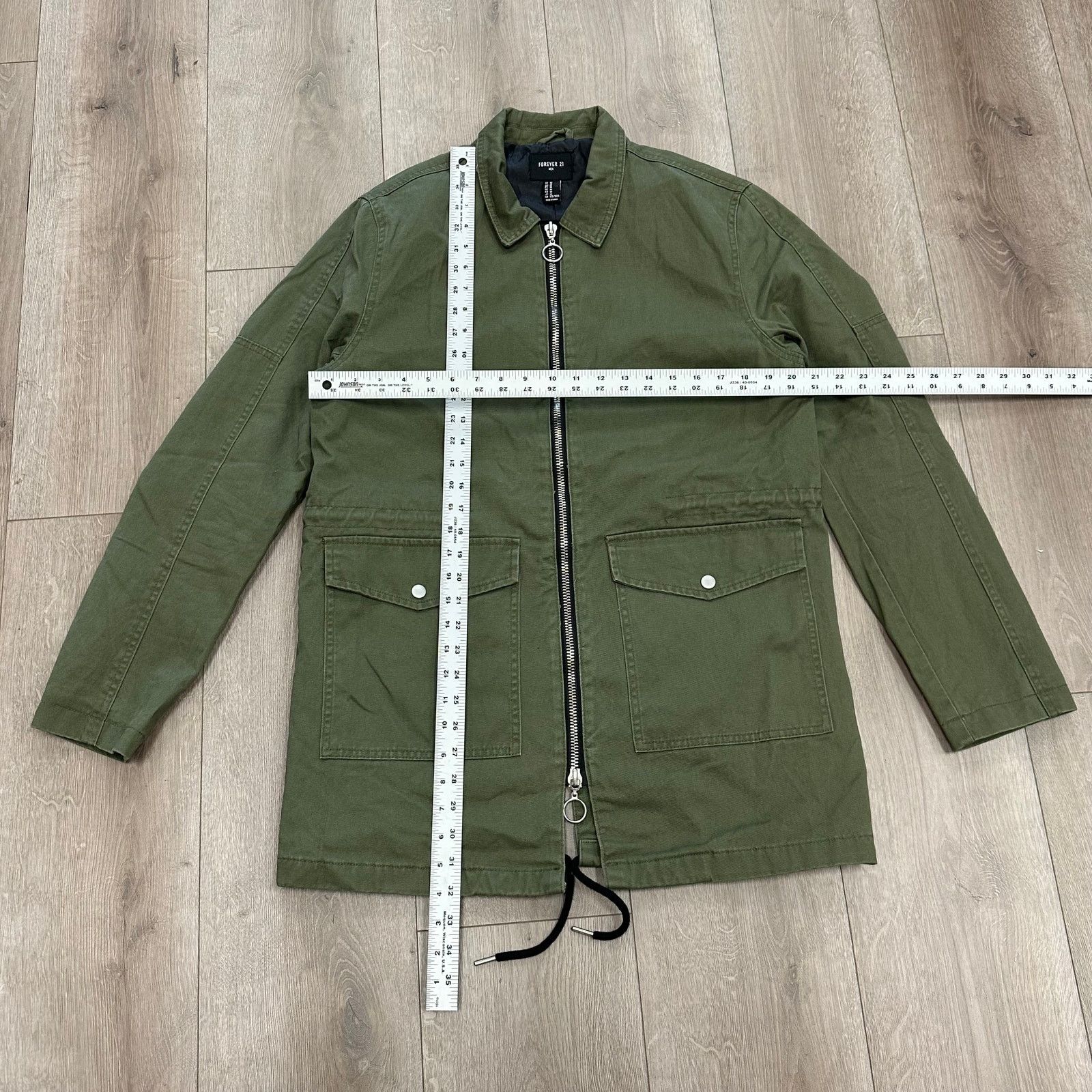 Forever 21 Forever 21 utility field long jacket olive green size Medium Size US M / EU 48-50 / 2 - 6 Thumbnail