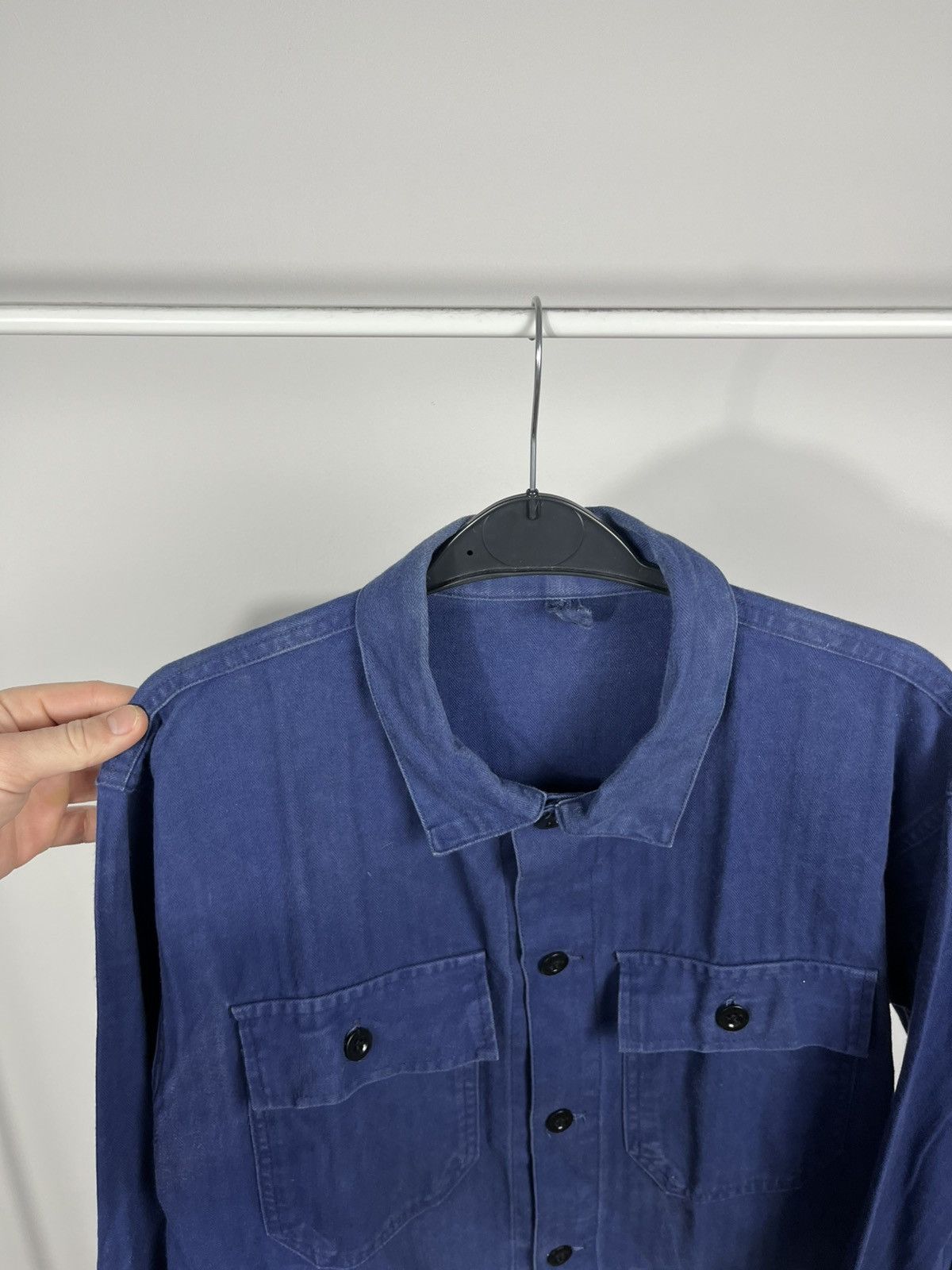 Other Vintage Blue Workwear Chore Jacket Button Up Utility Size US L / EU 52-54 / 3 - 6 Thumbnail