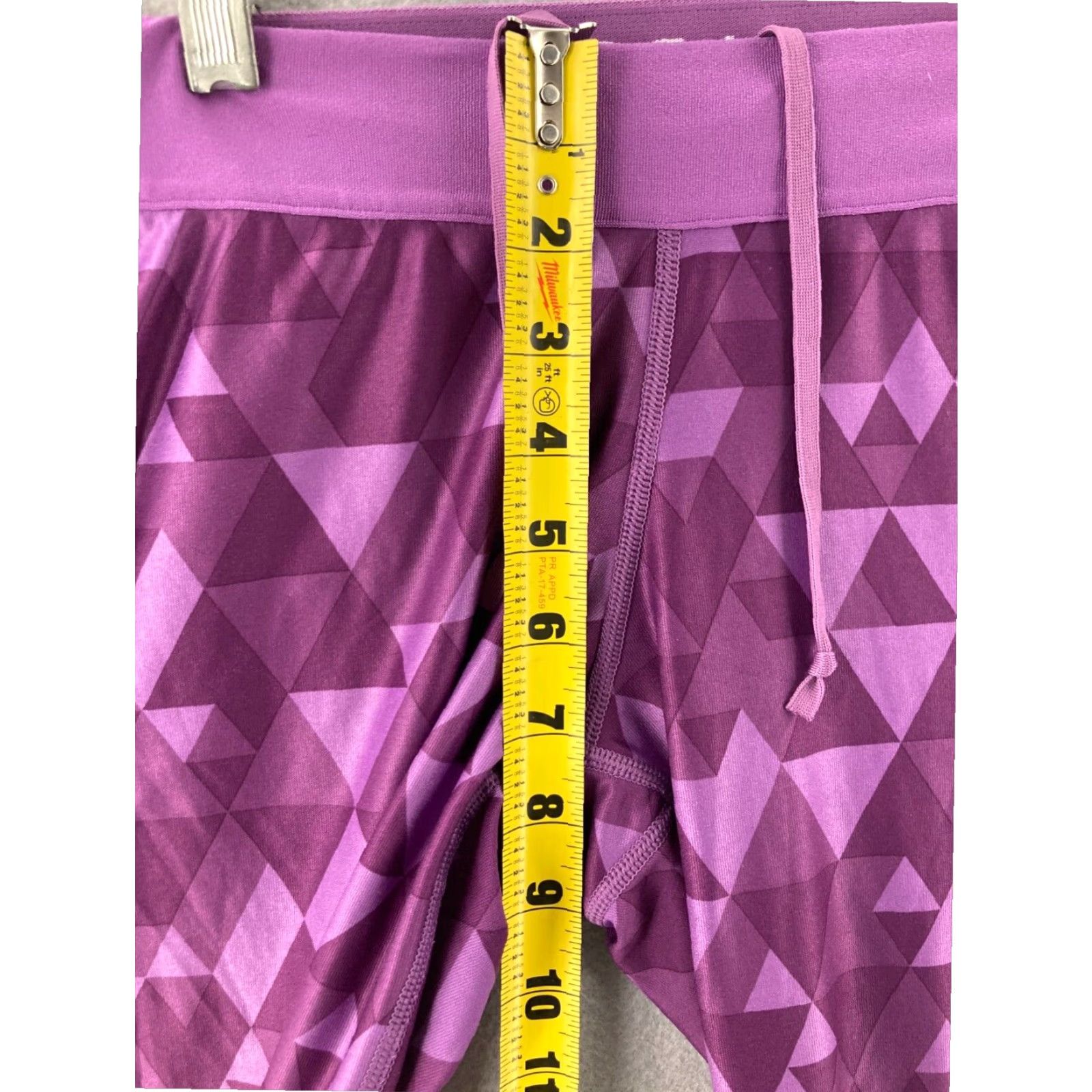 Nike Nike Womens Medium Athletic Capri Yoga Pants Purple Size 32" / US 10 / IT 46 - 4 Thumbnail